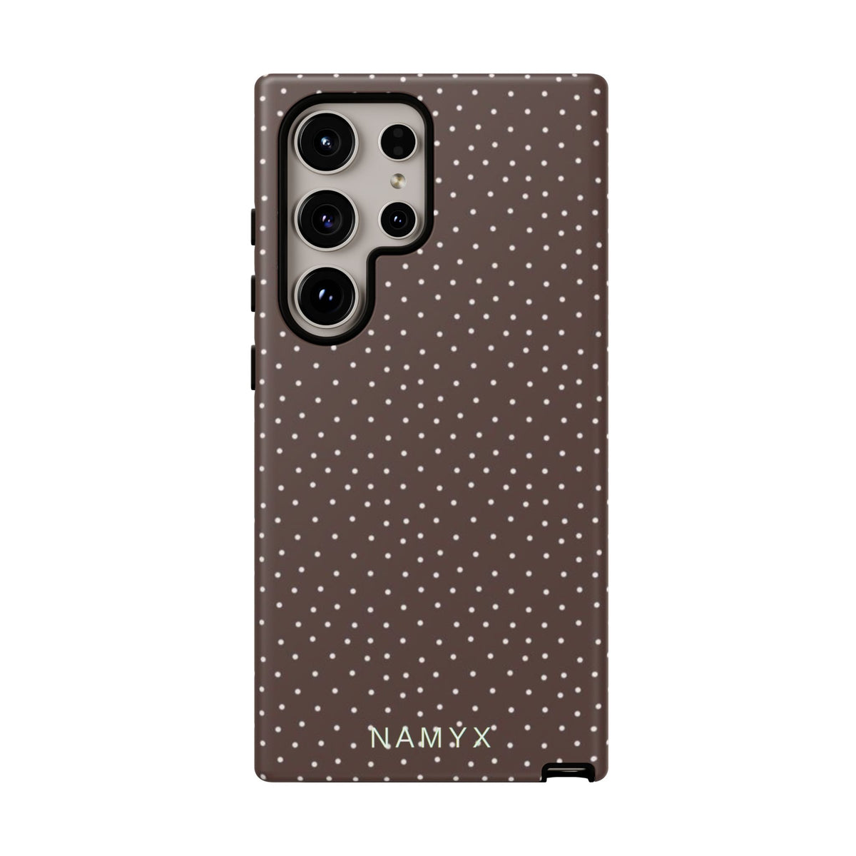 Brown Polka Dot Tough Phone Case - Slim Protective iPhone Cover
