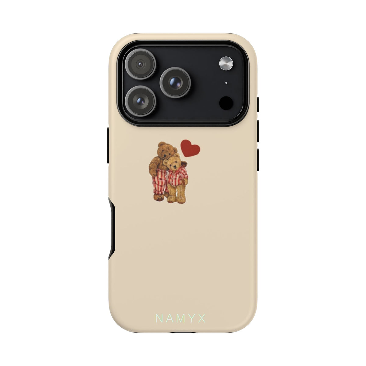 Teddy Heart Phone Case — Cute Vintage Plush Bear Protective iPhone Case