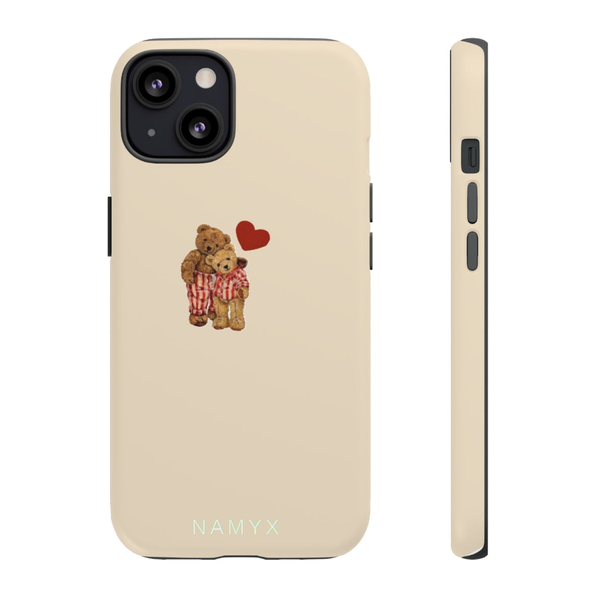 Teddy Heart Phone Case — Cute Vintage Plush Bear Protective iPhone Case