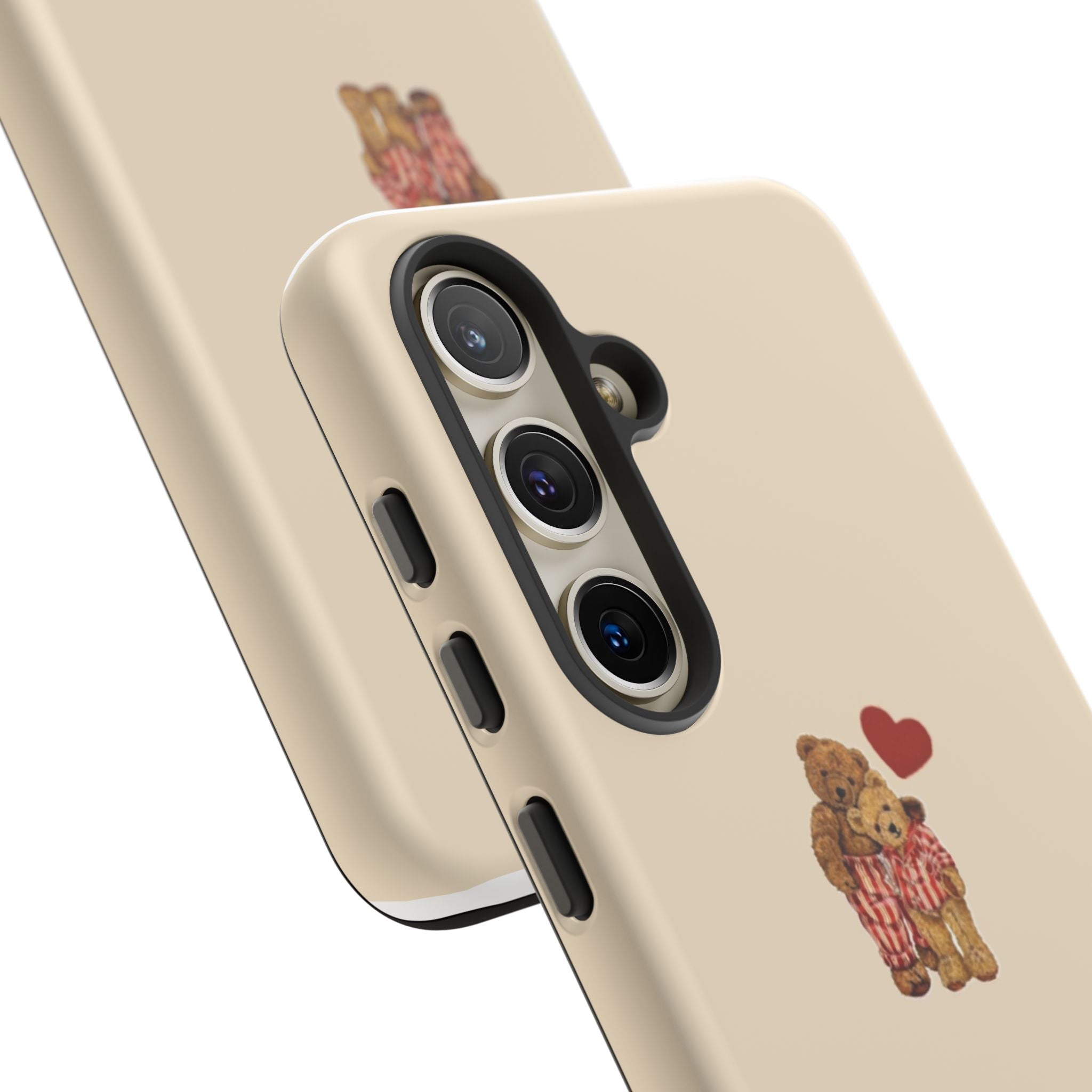 Teddy Heart Phone Case — Cute Vintage Plush Bear Protective iPhone Case