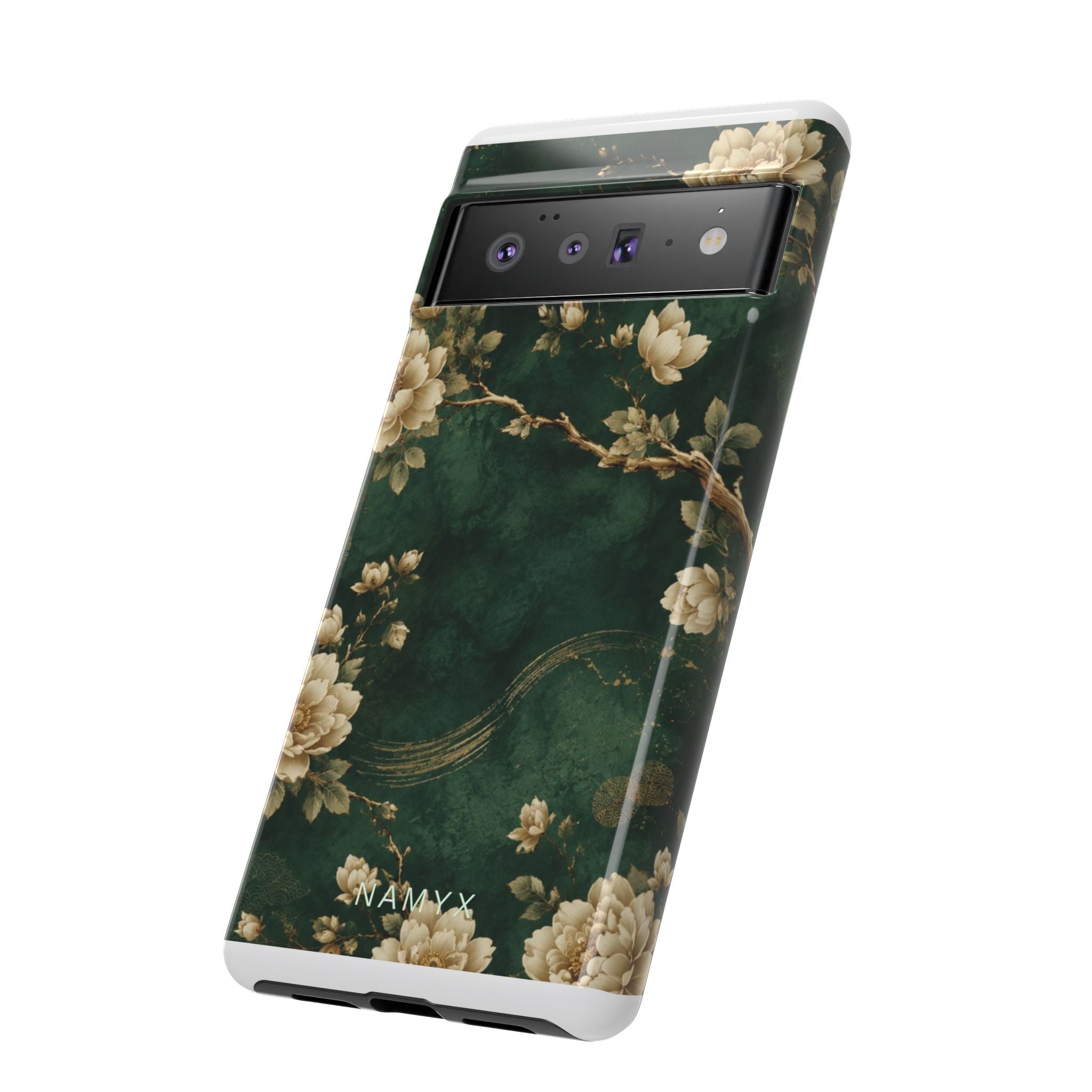 Floral Jade Tough Phone Case