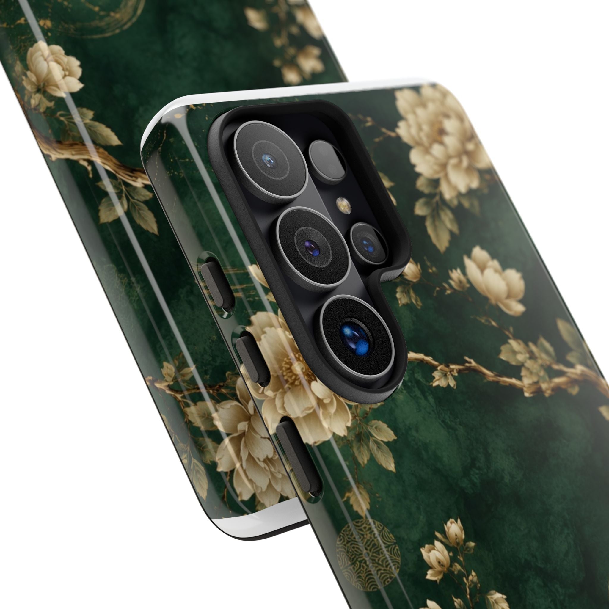 Floral Jade Tough Phone Case