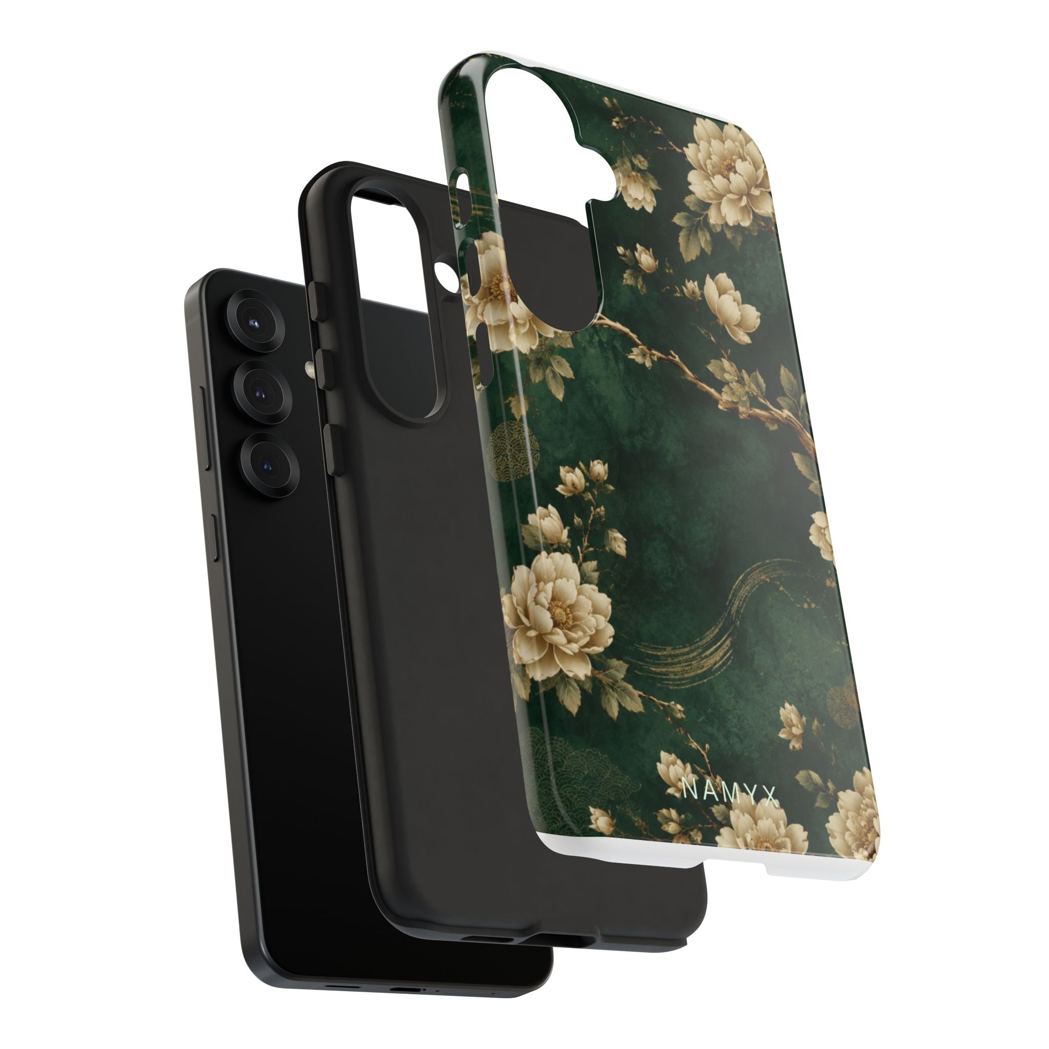 Floral Jade Tough Phone Case