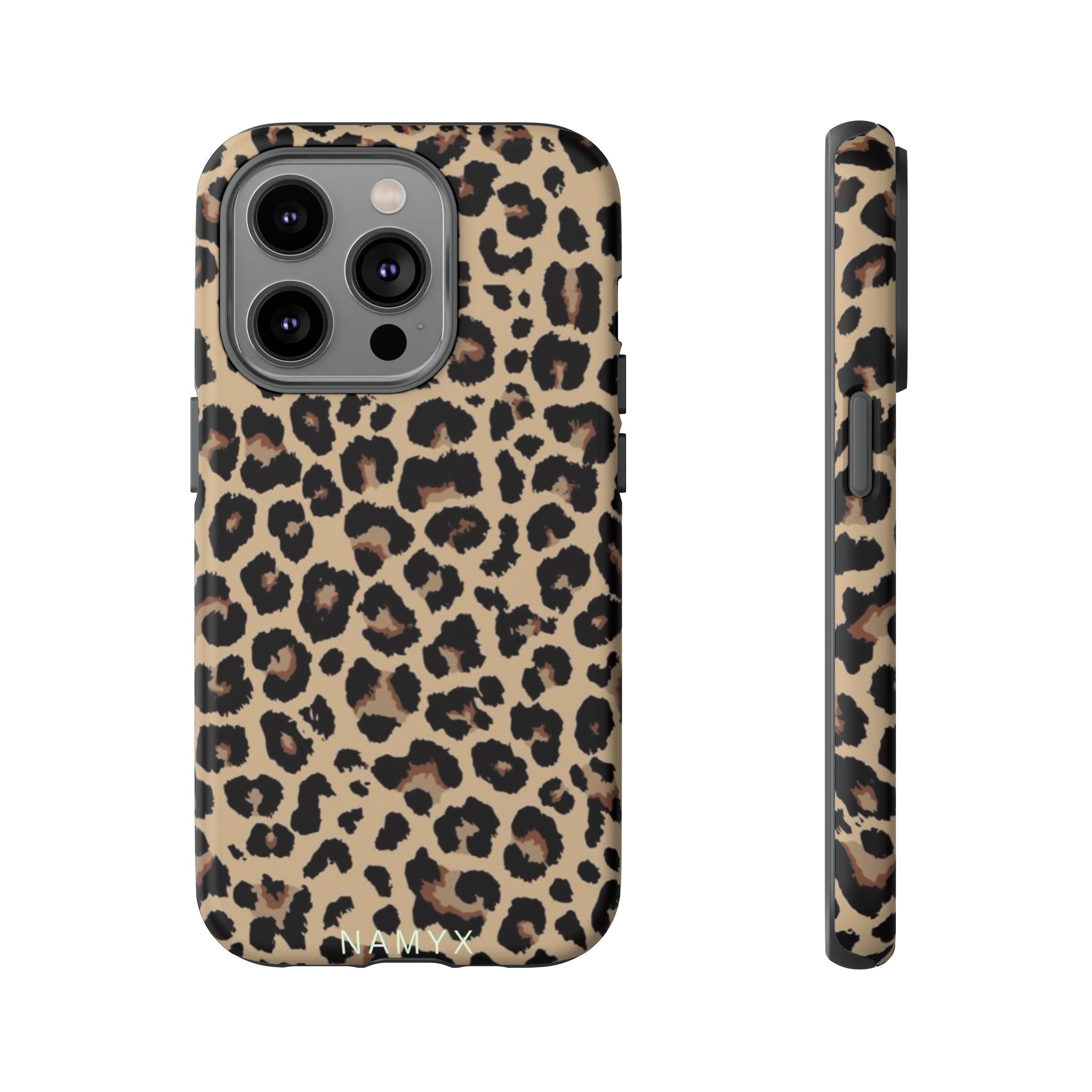 Leopard Print Tough Phone Case – Durable Protective Animal Print Phone Cover