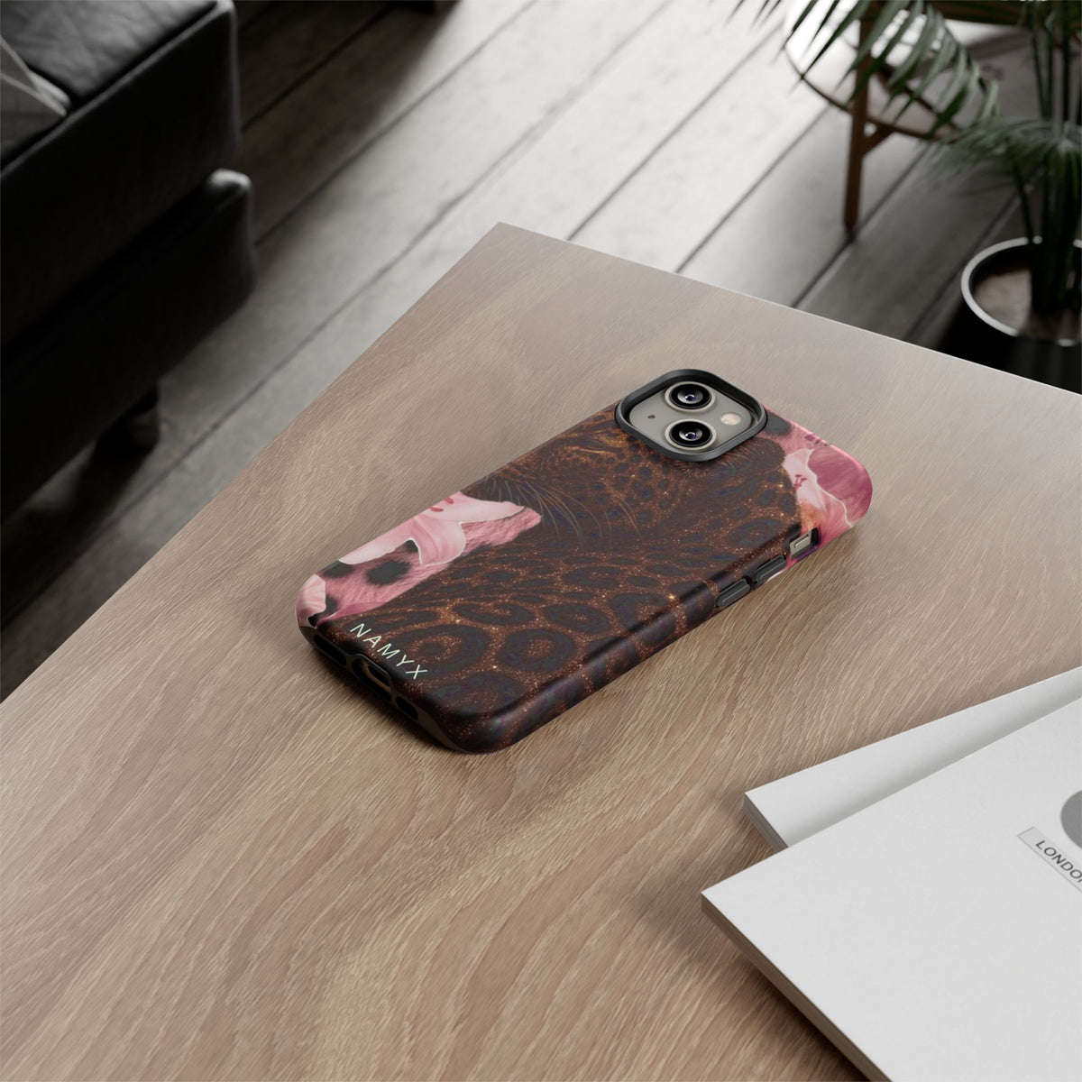 Leopard Bloom Phone Case – Floral Leopard Tough Case