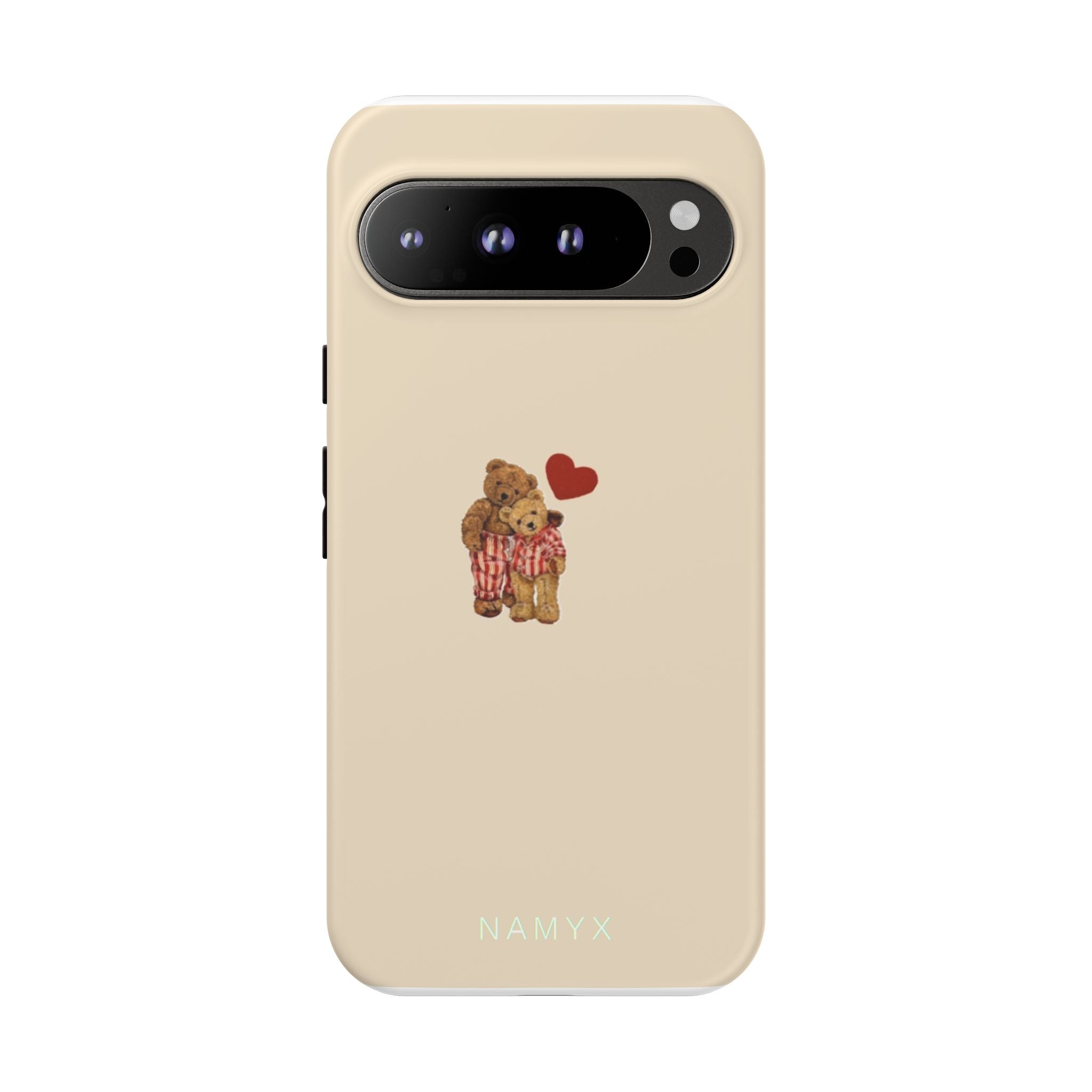 Teddy Heart Phone Case — Cute Vintage Plush Bear Protective iPhone Case