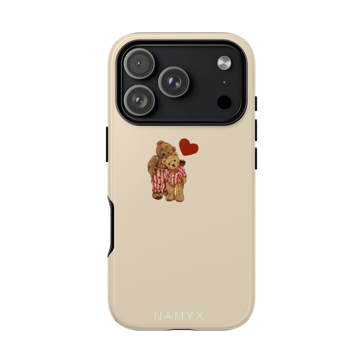 Teddy Heart Phone Case — Cute Vintage Plush Bear Protective iPhone Case