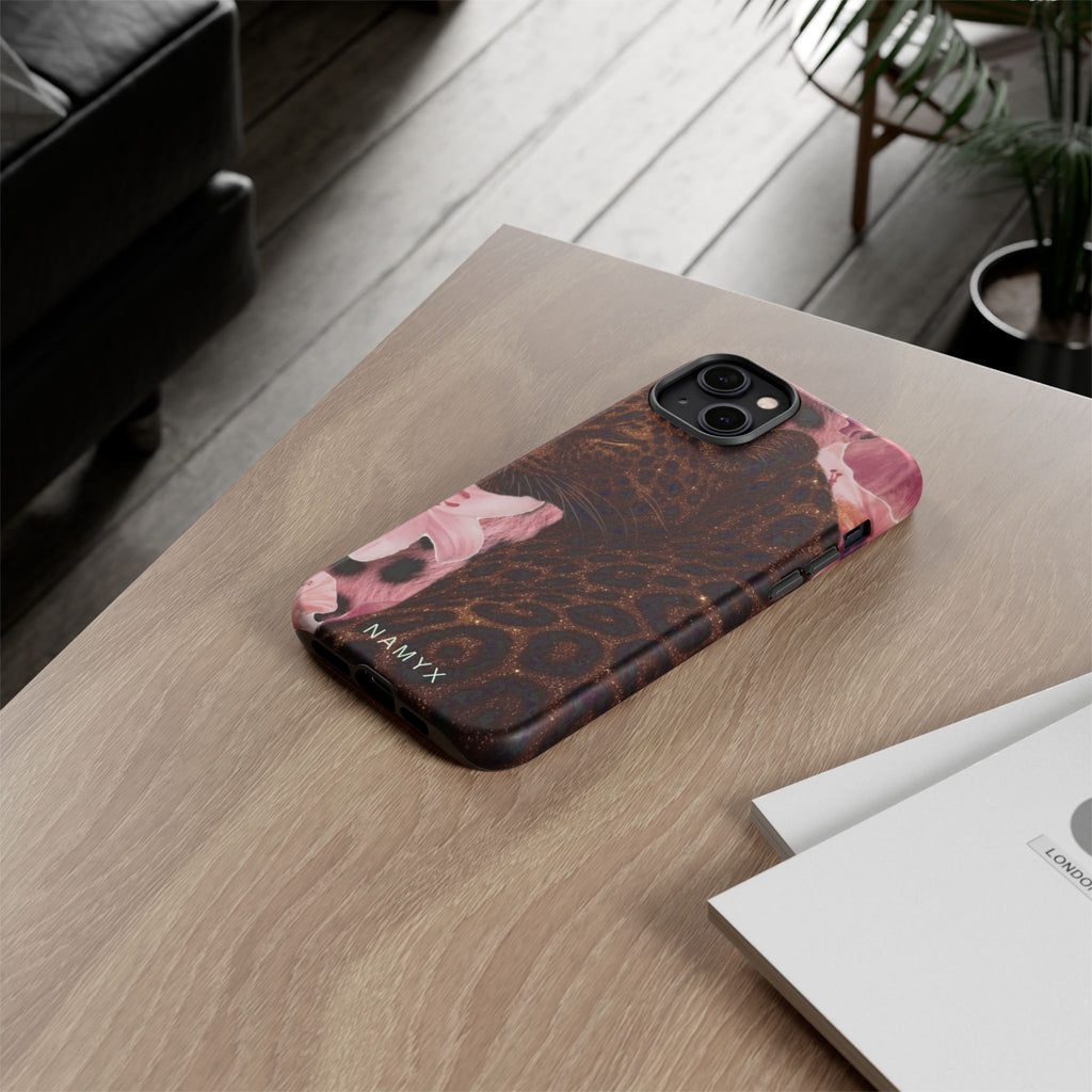 Leopard Bloom Phone Case – Floral Leopard Tough Case