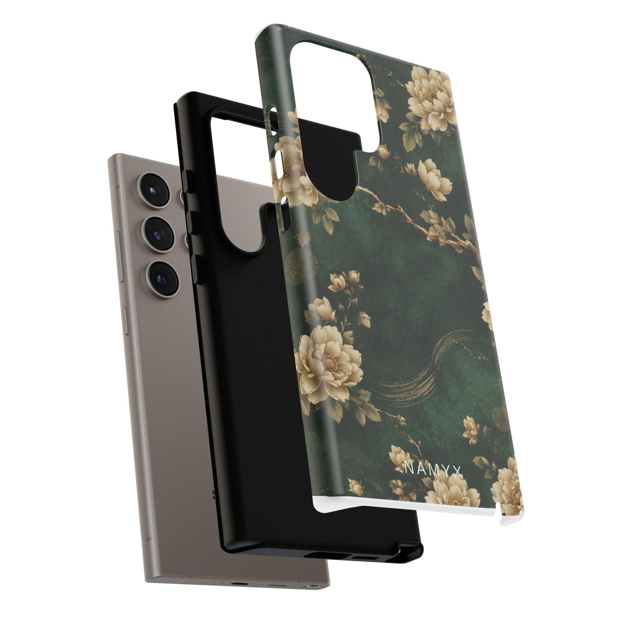 Floral Jade Tough Phone Case