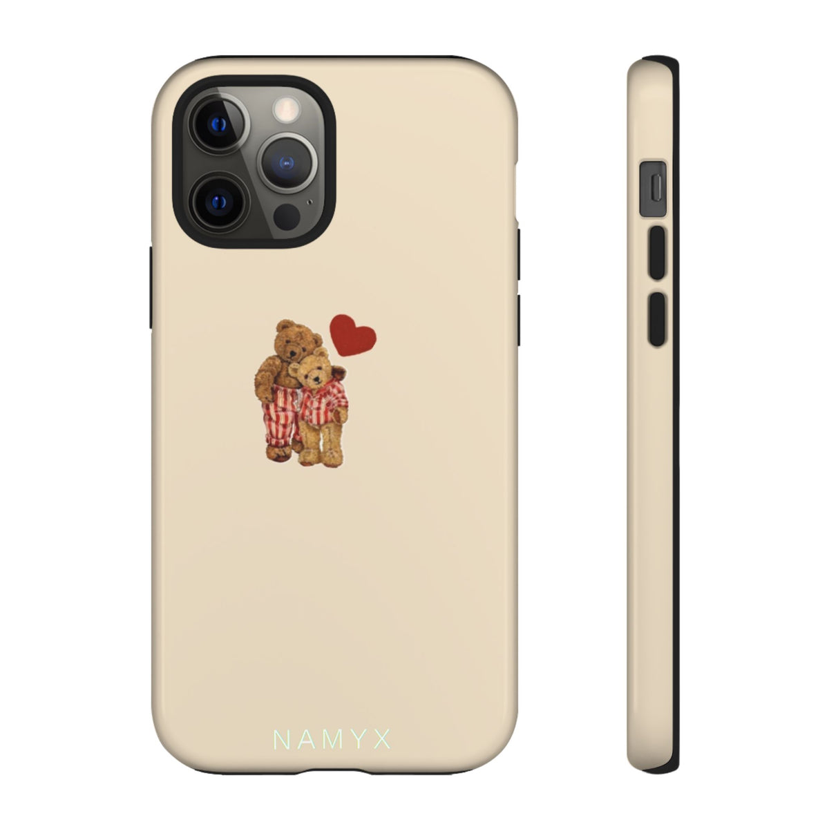 Teddy Heart Phone Case — Cute Vintage Plush Bear Protective iPhone Case