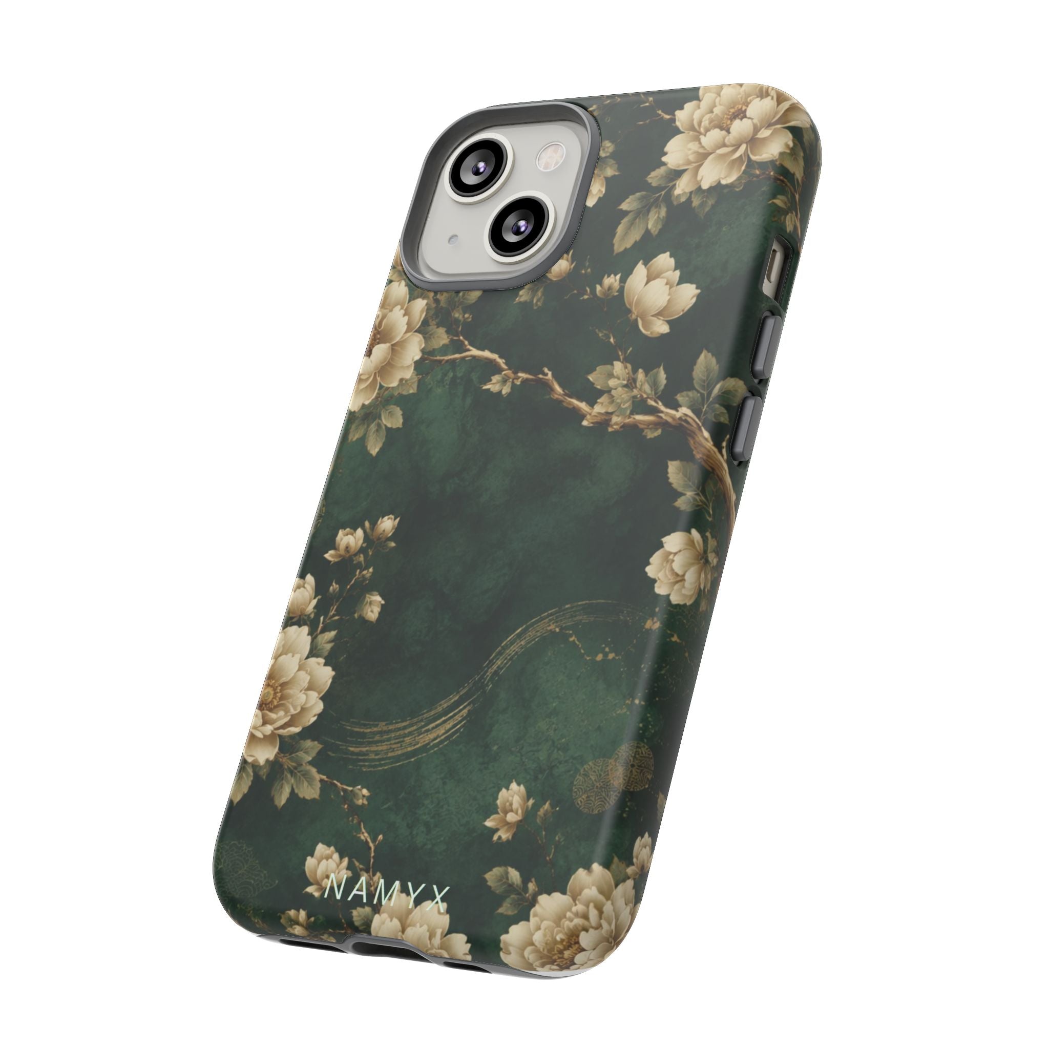 Floral Jade Tough Phone Case