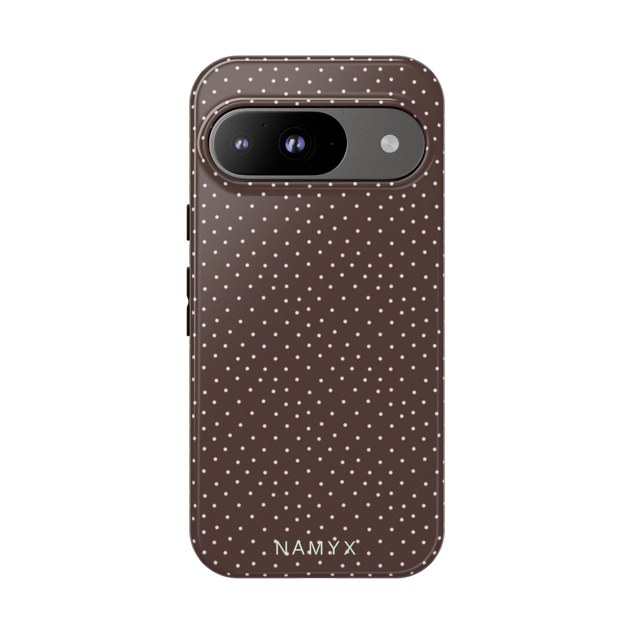 Brown Polka Dot Tough Phone Case - Slim Protective iPhone Cover