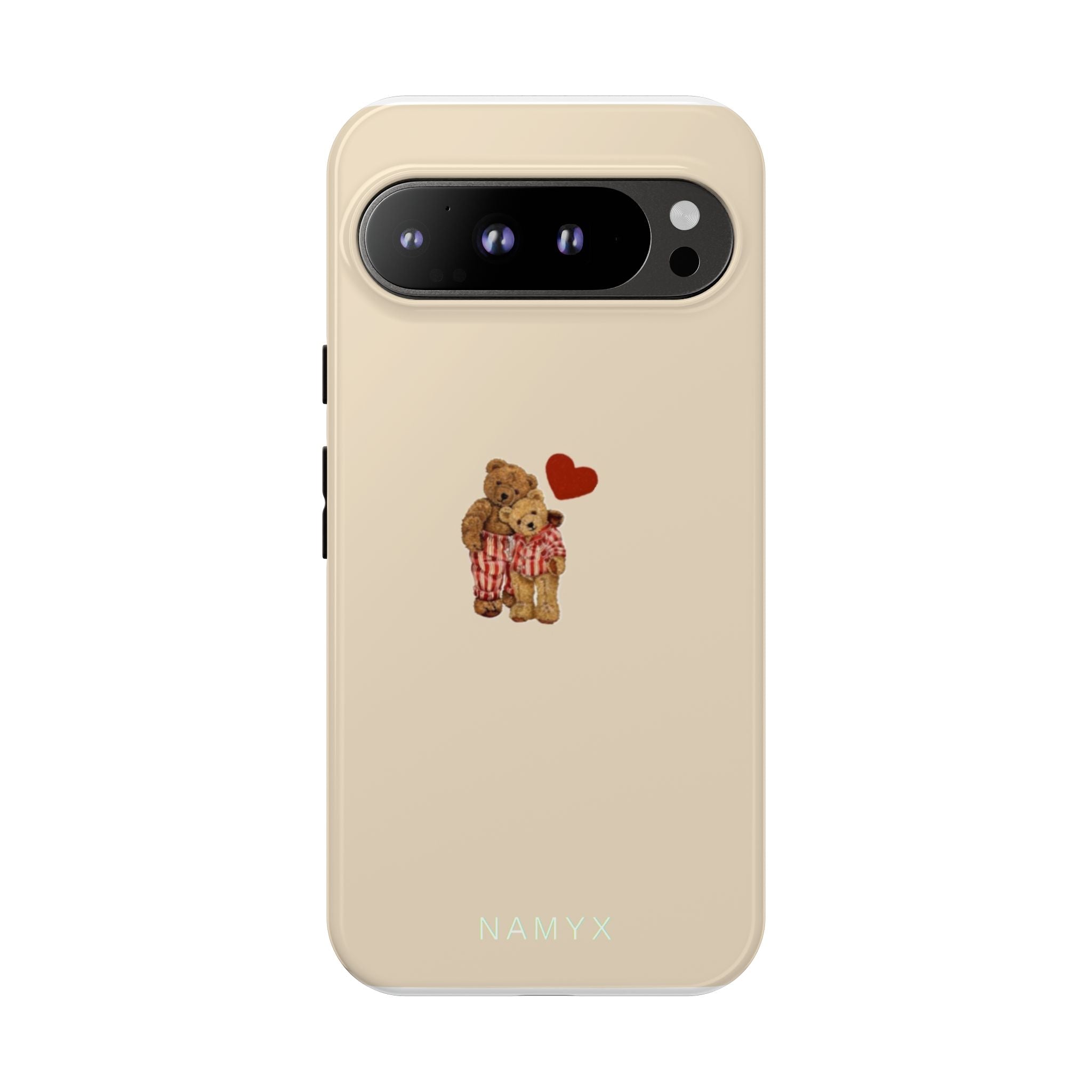 Teddy Heart Phone Case — Cute Vintage Plush Bear Protective iPhone Case