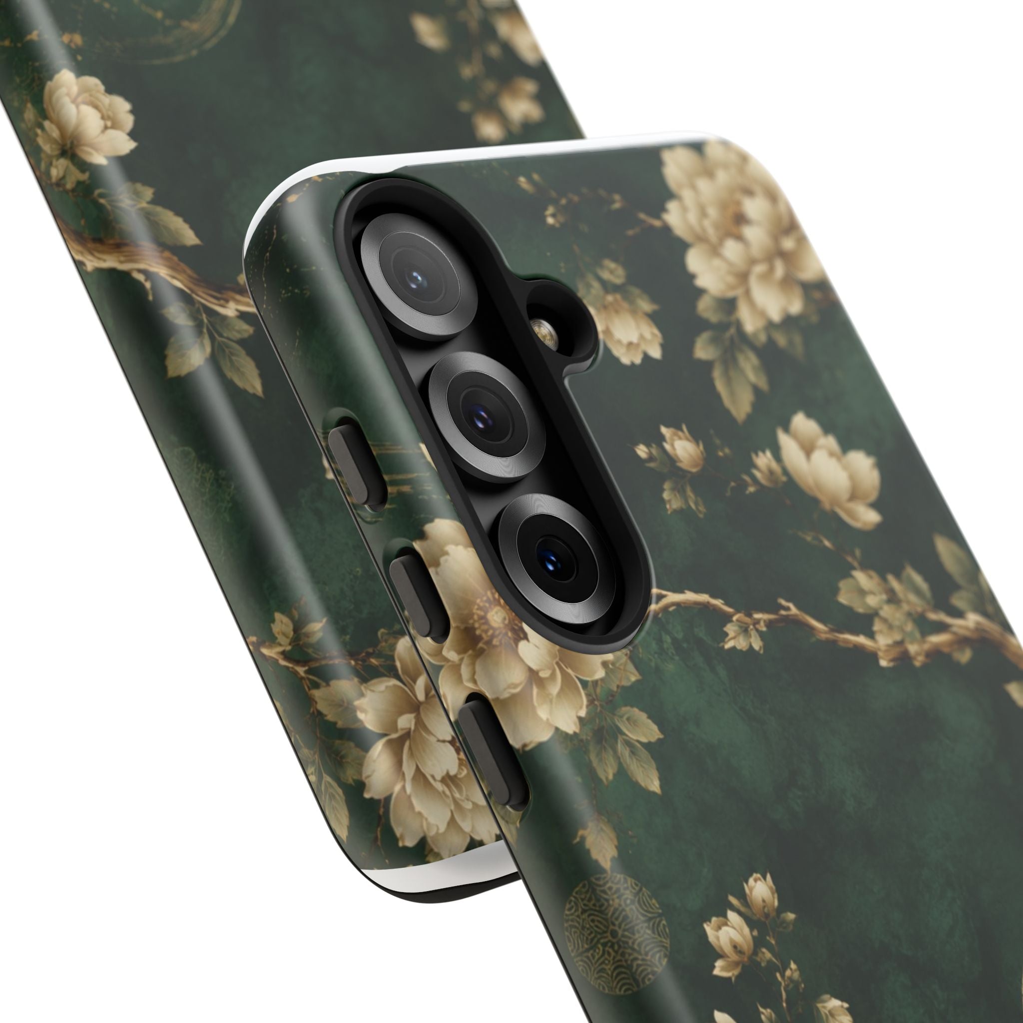 Floral Jade Tough Phone Case