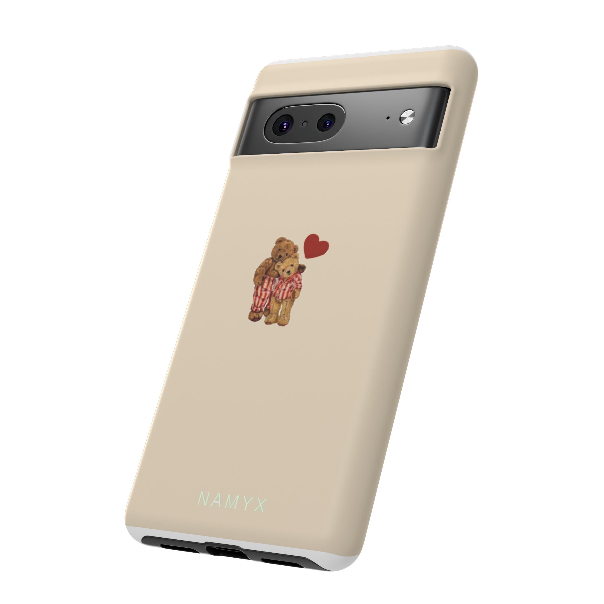 Teddy Heart Phone Case — Cute Vintage Plush Bear Protective iPhone Case