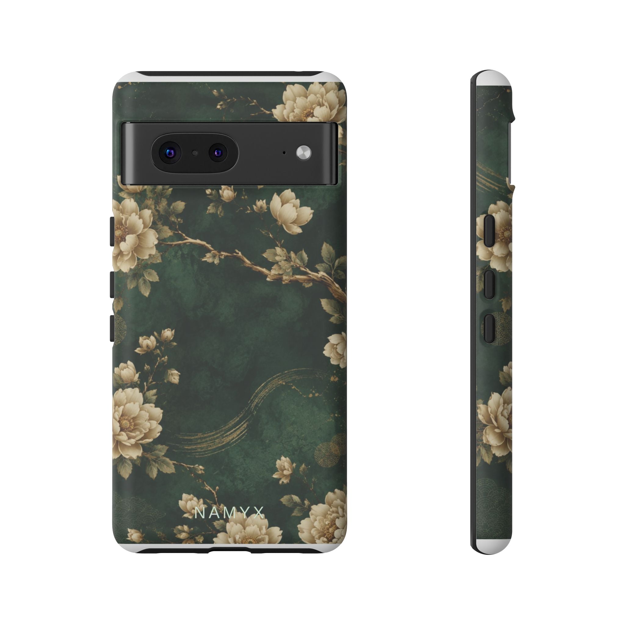 Floral Jade Tough Phone Case