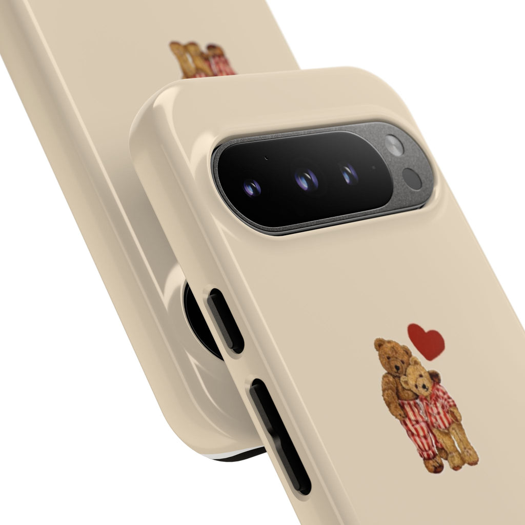 Teddy Heart Phone Case — Cute Vintage Plush Bear Protective iPhone Case