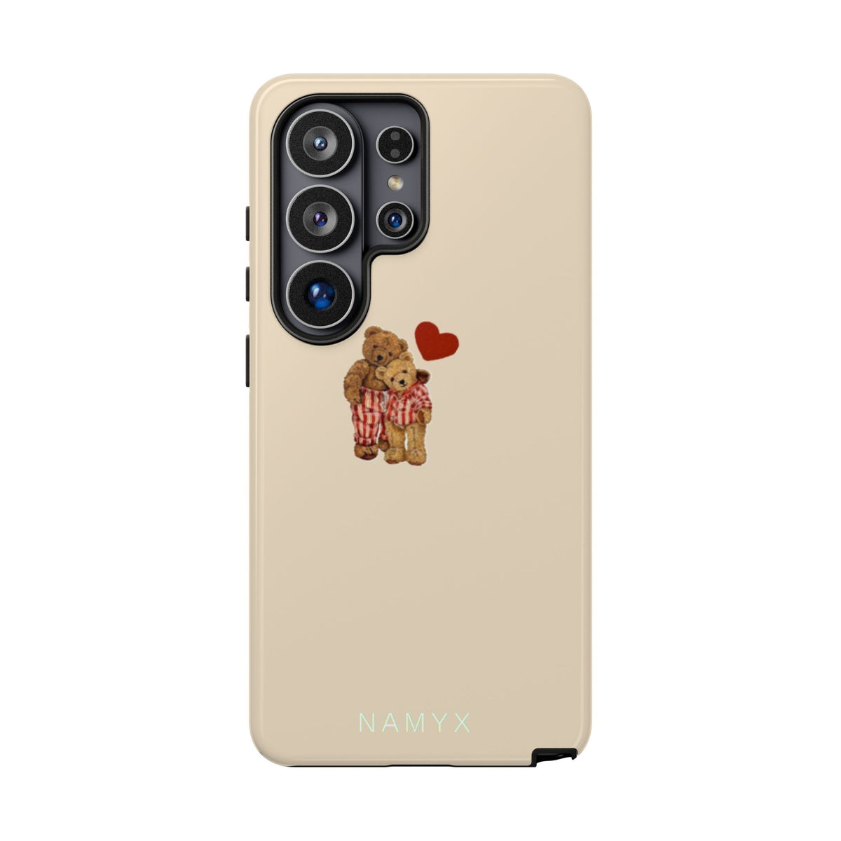 Teddy Heart Phone Case — Cute Vintage Plush Bear Protective iPhone Case