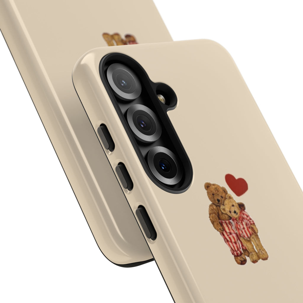 Teddy Heart Phone Case — Cute Vintage Plush Bear Protective iPhone Case