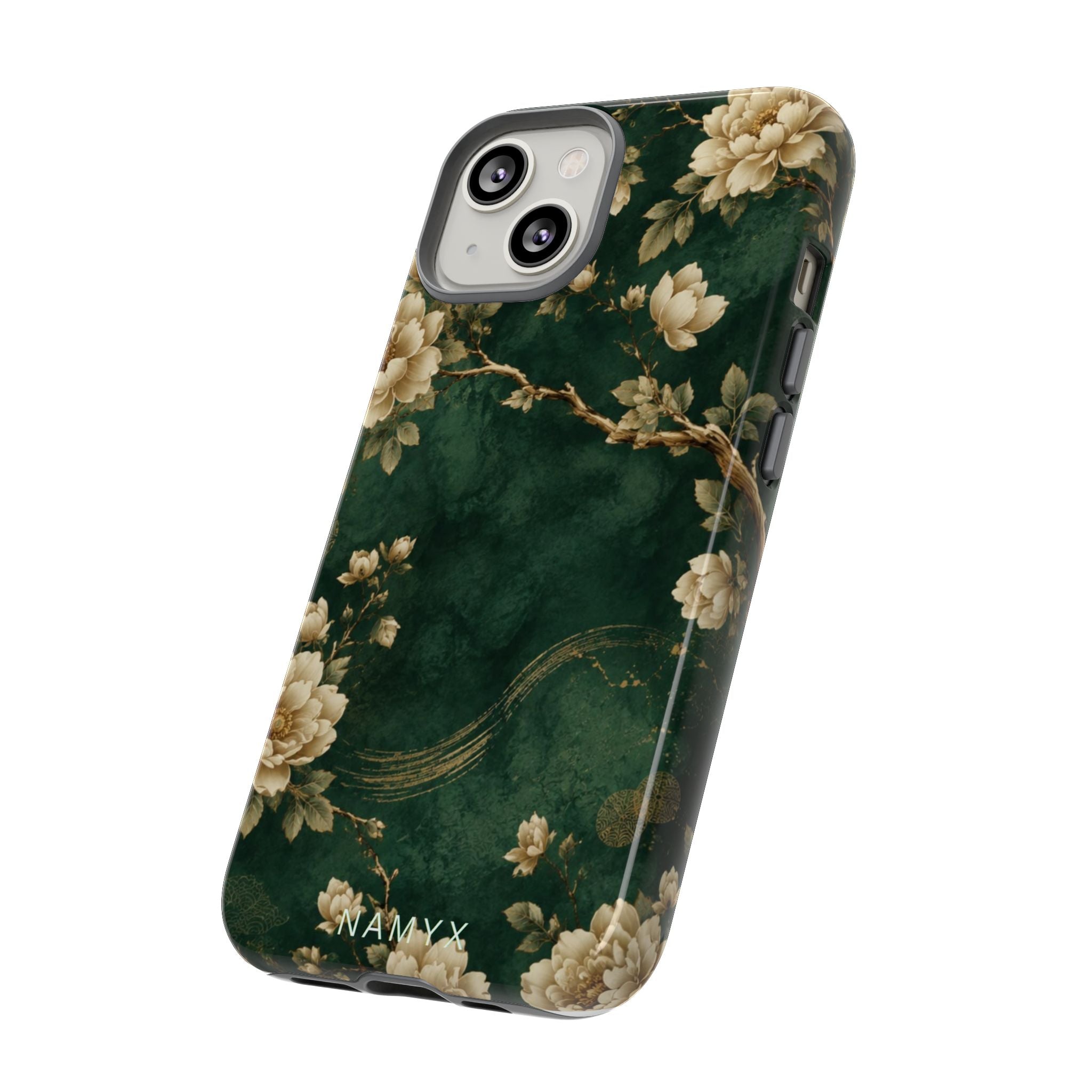 Floral Jade Tough Phone Case