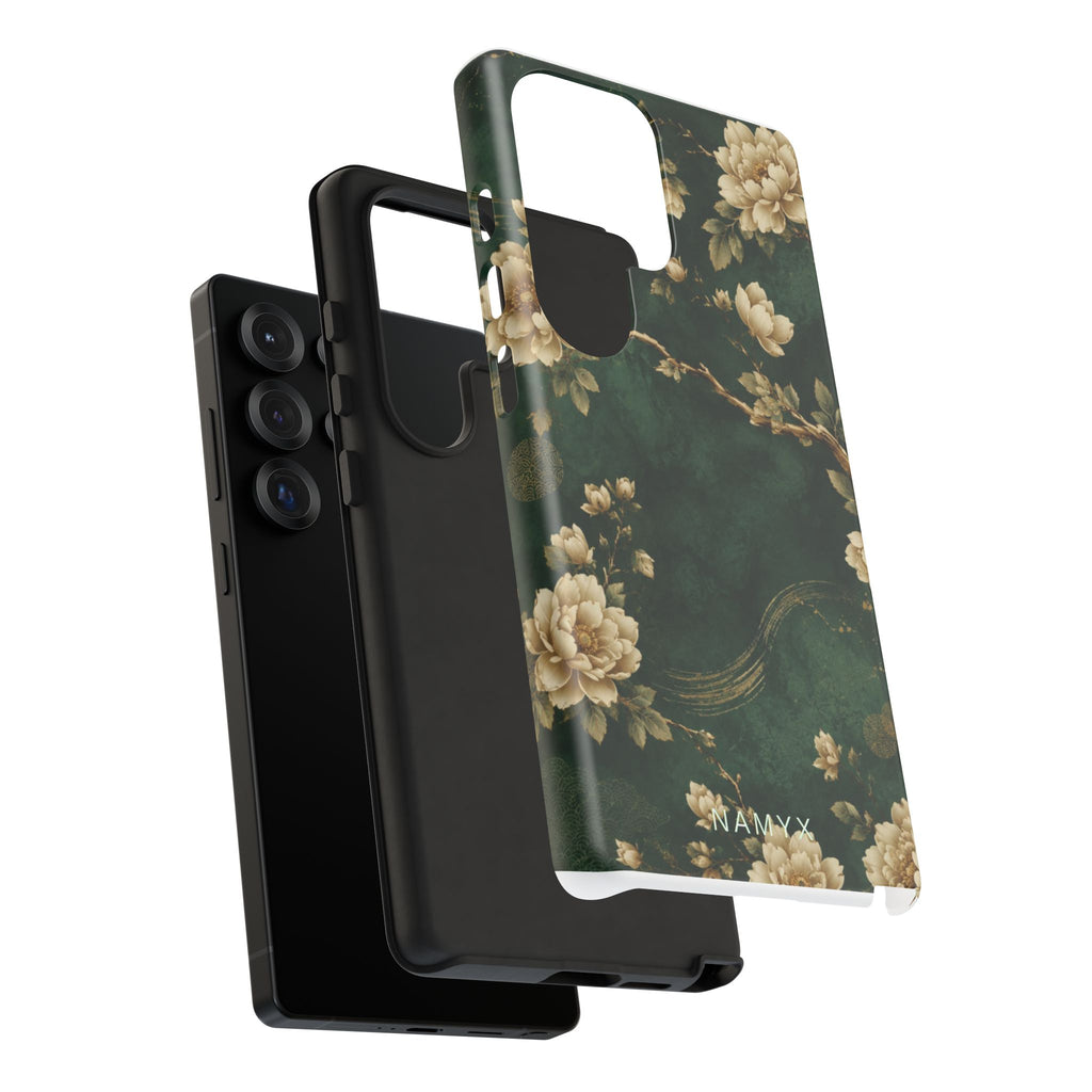 Floral Jade Tough Phone Case