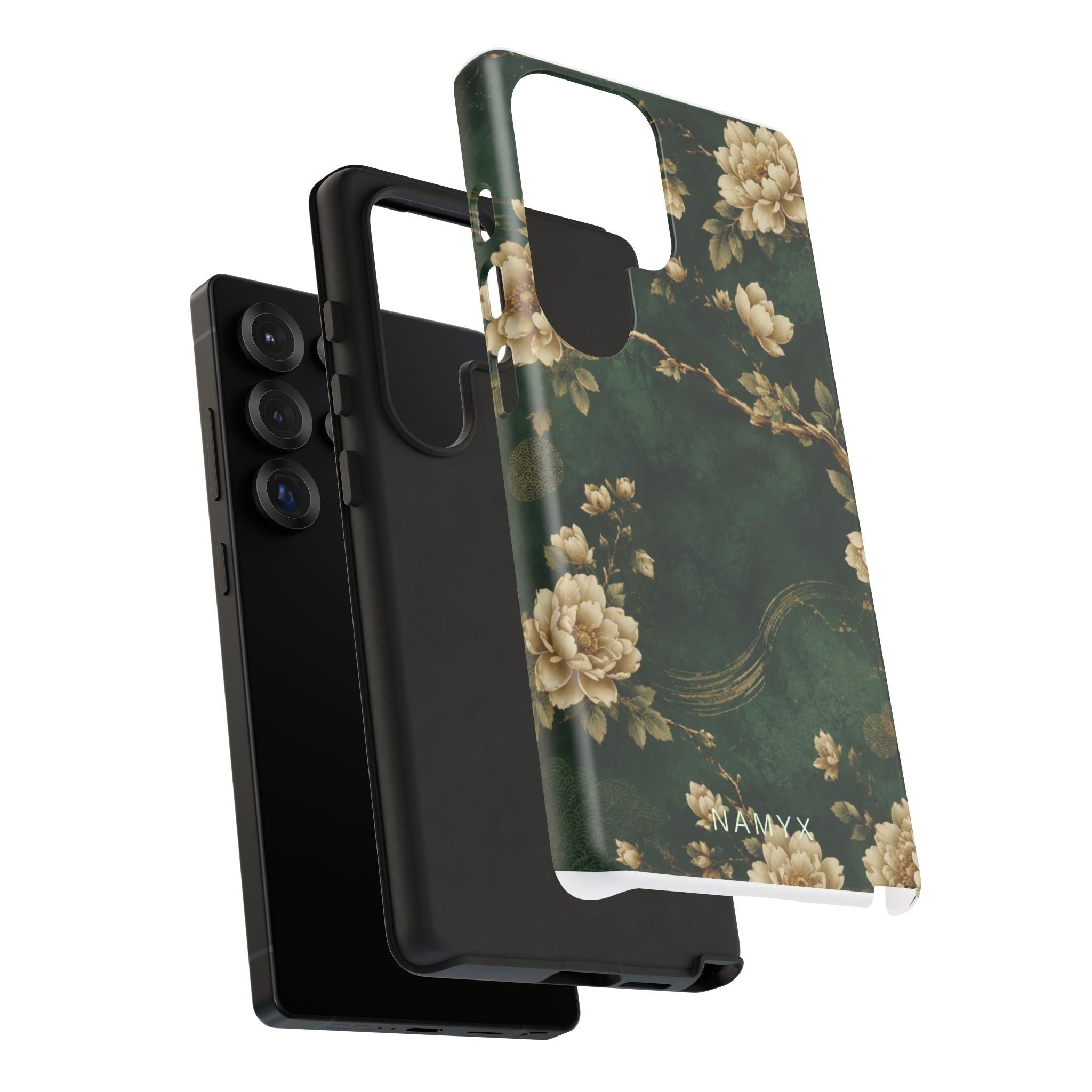 Floral Jade Tough Phone Case