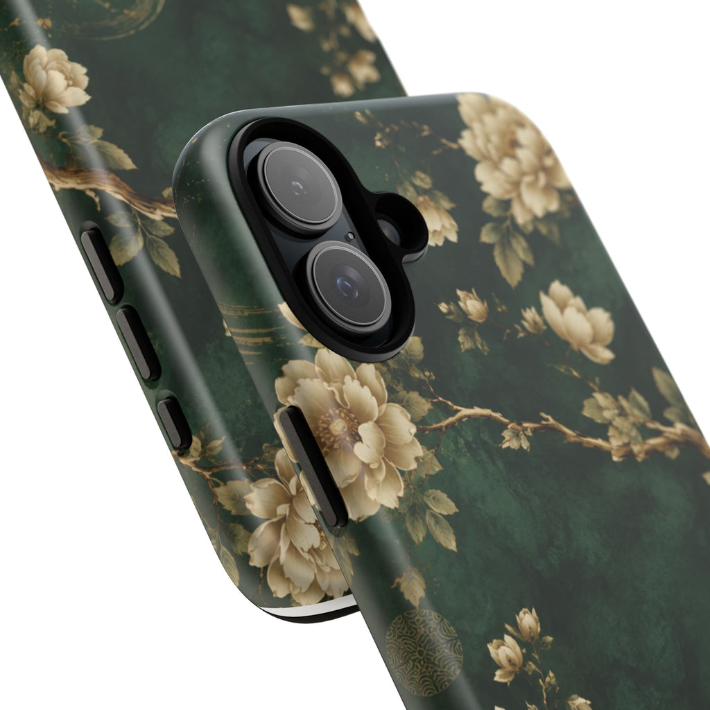 Floral Jade Tough Phone Case