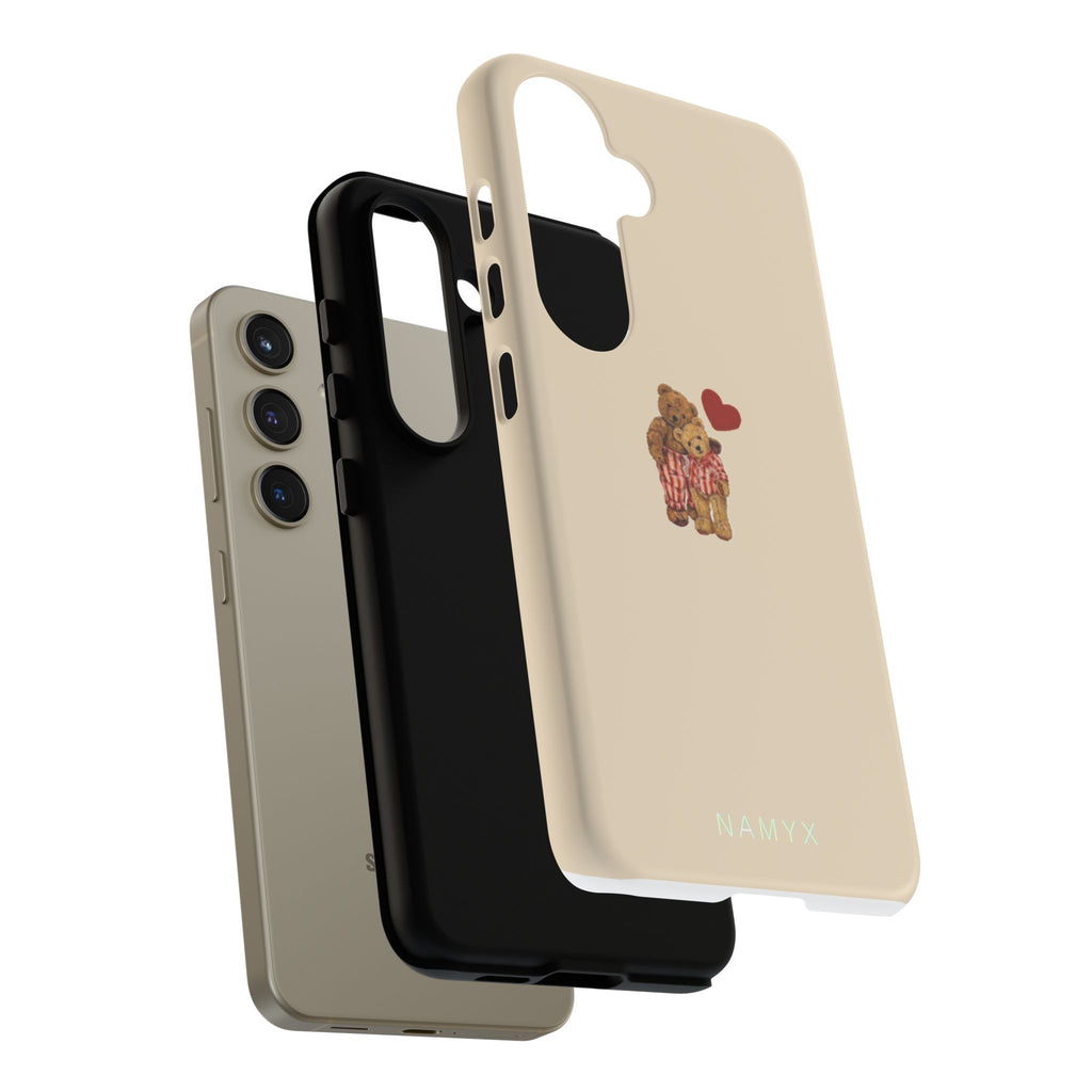 Teddy Heart Phone Case — Cute Vintage Plush Bear Protective iPhone Case