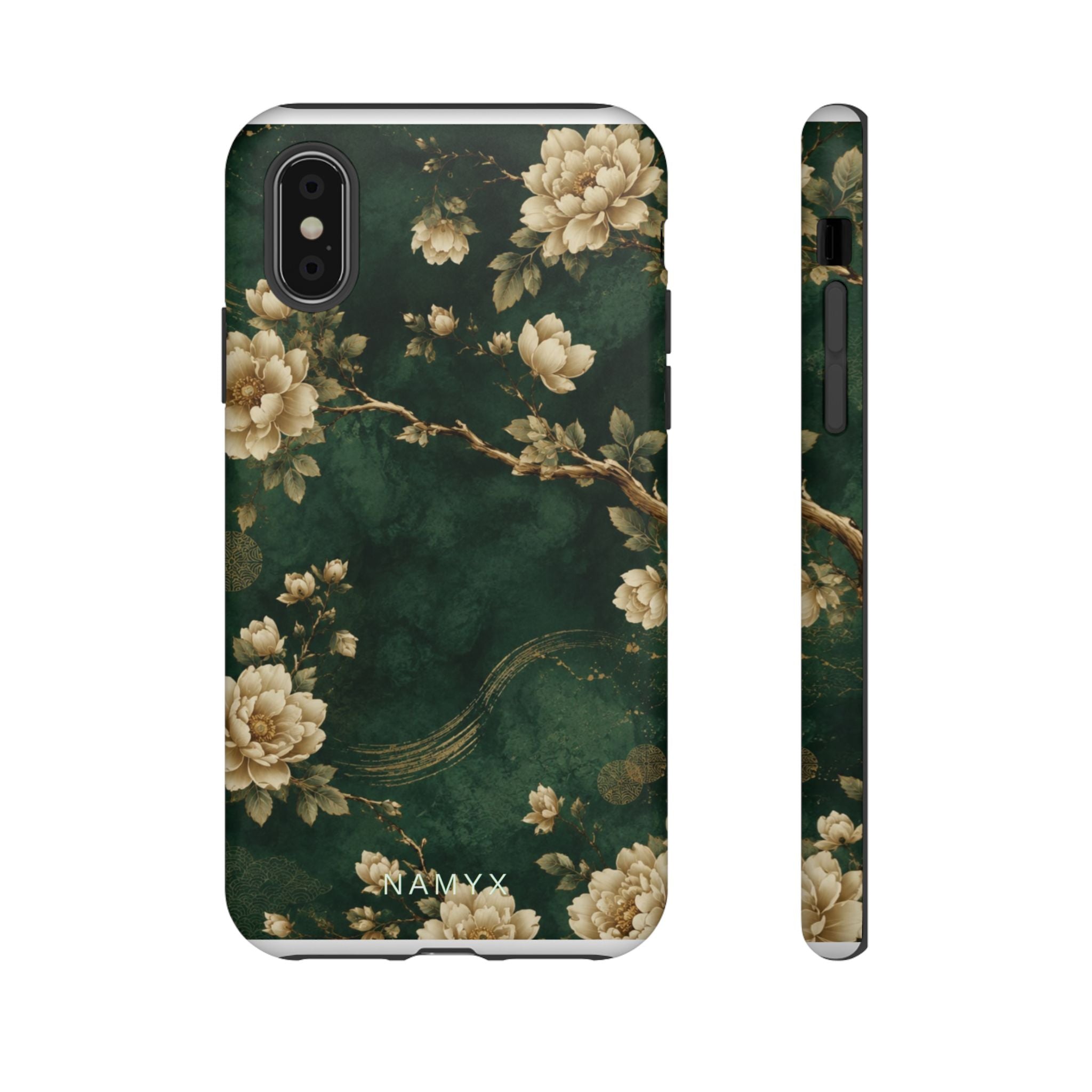 Floral Jade Tough Phone Case
