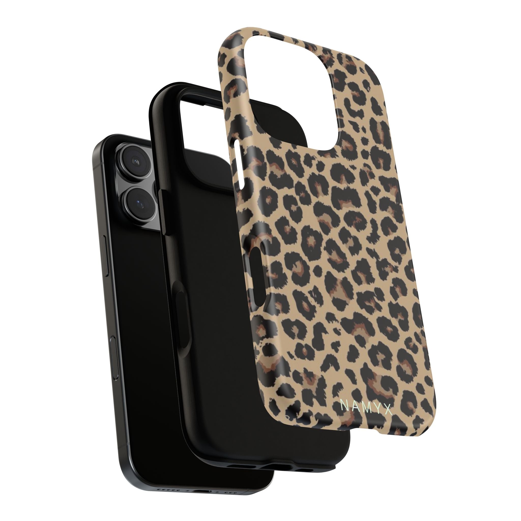 Leopard Print Tough Phone Case – Durable Protective Animal Print Phone Cover
