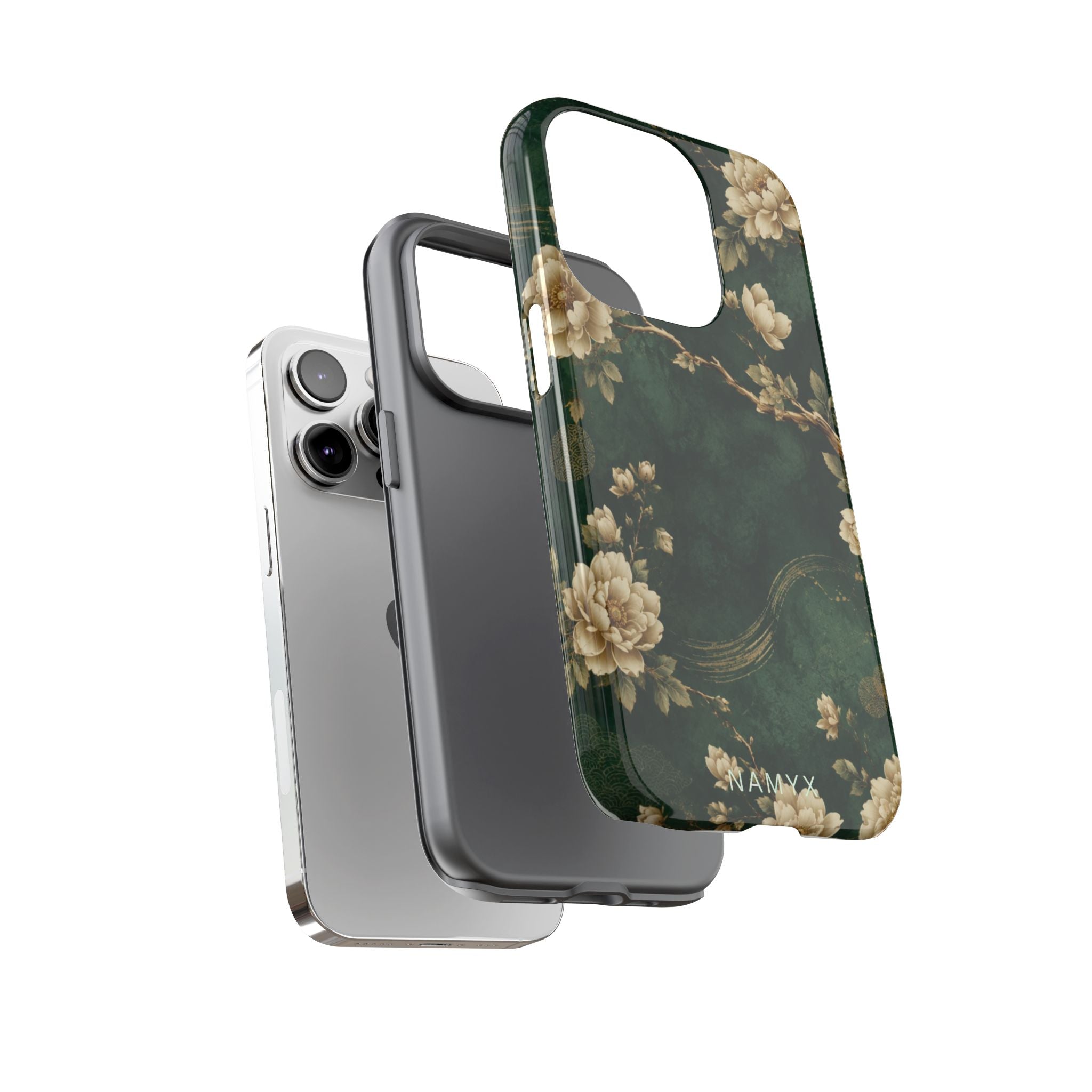 Floral Jade Tough Phone Case
