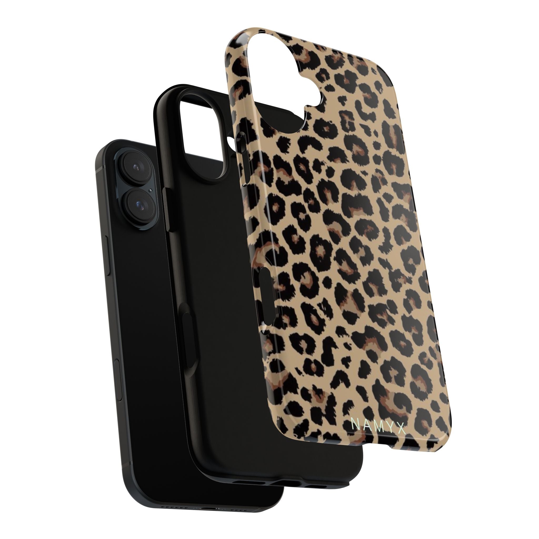 Leopard Print Tough Phone Case – Durable Protective Animal Print Phone Cover
