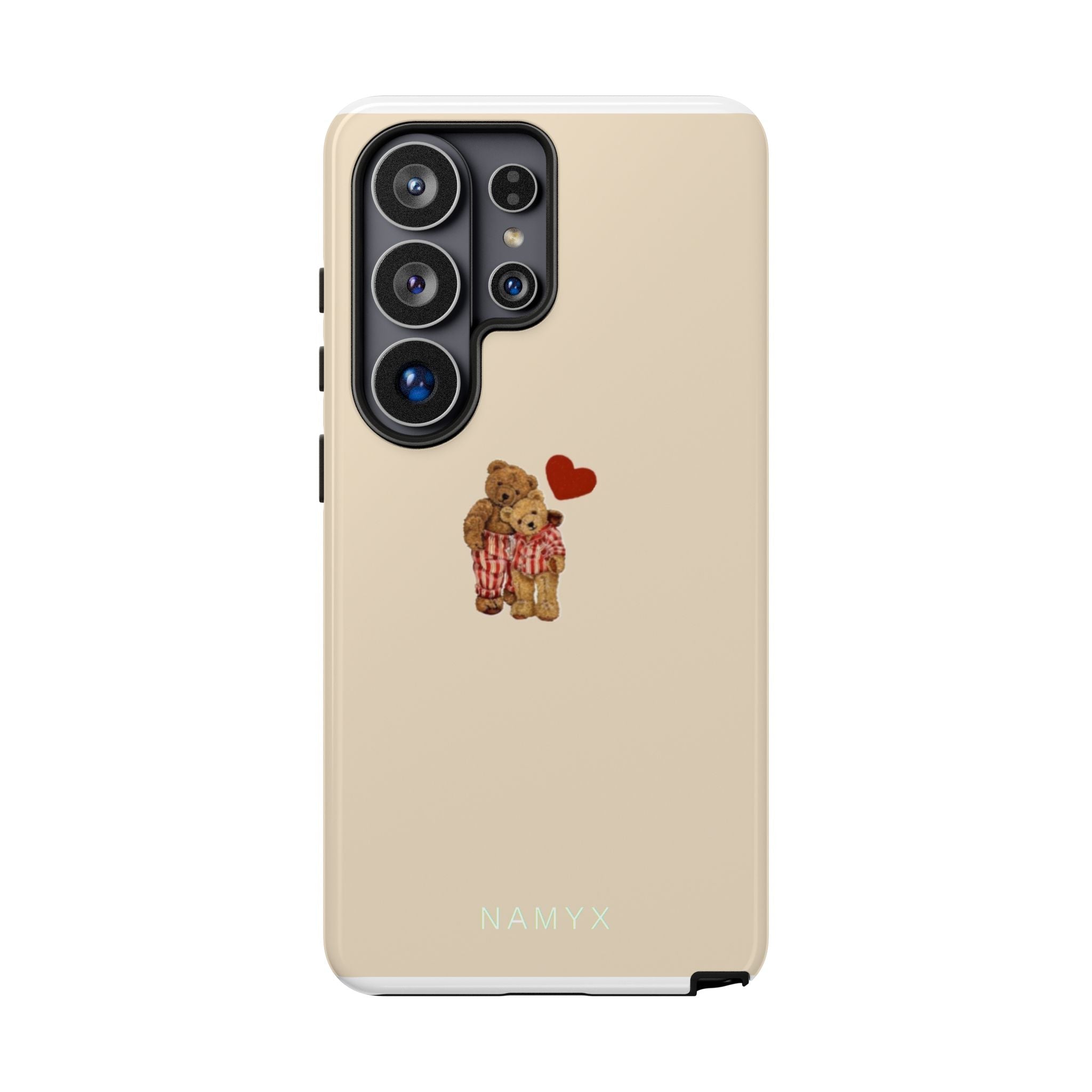 Teddy Heart Phone Case — Cute Vintage Plush Bear Protective iPhone Case