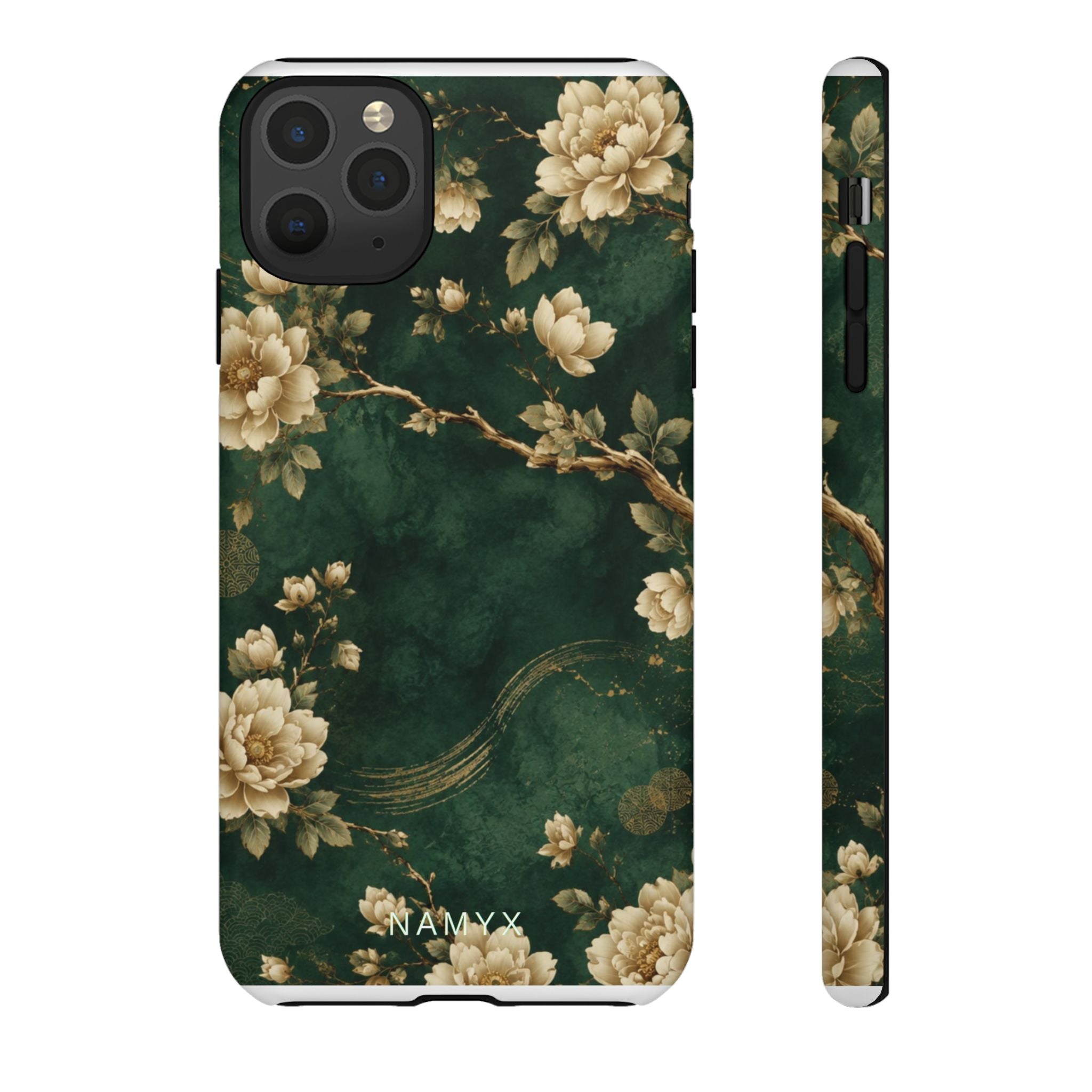 Floral Jade Tough Phone Case