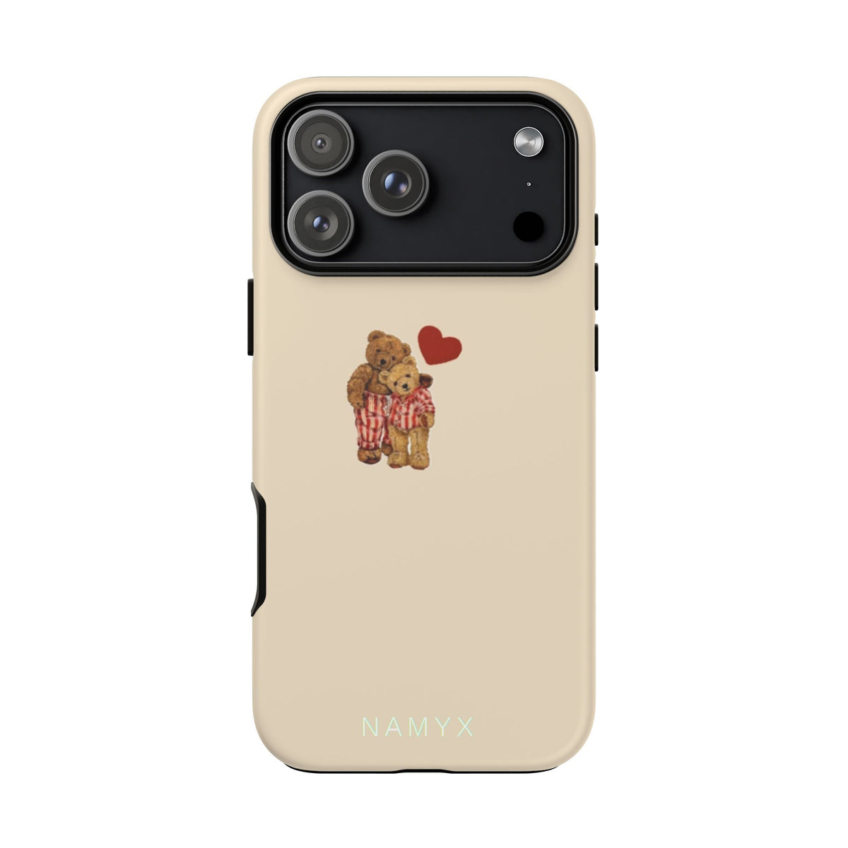 Teddy Heart Phone Case — Cute Vintage Plush Bear Protective iPhone Case
