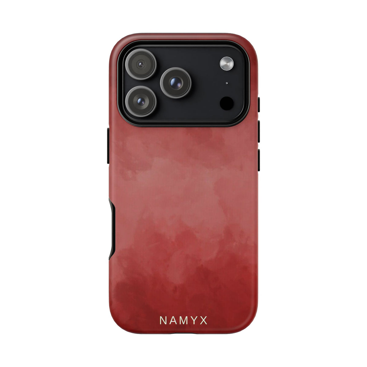 Red Watercolor Tough Phone Case — Durable Protective iPhone Cover