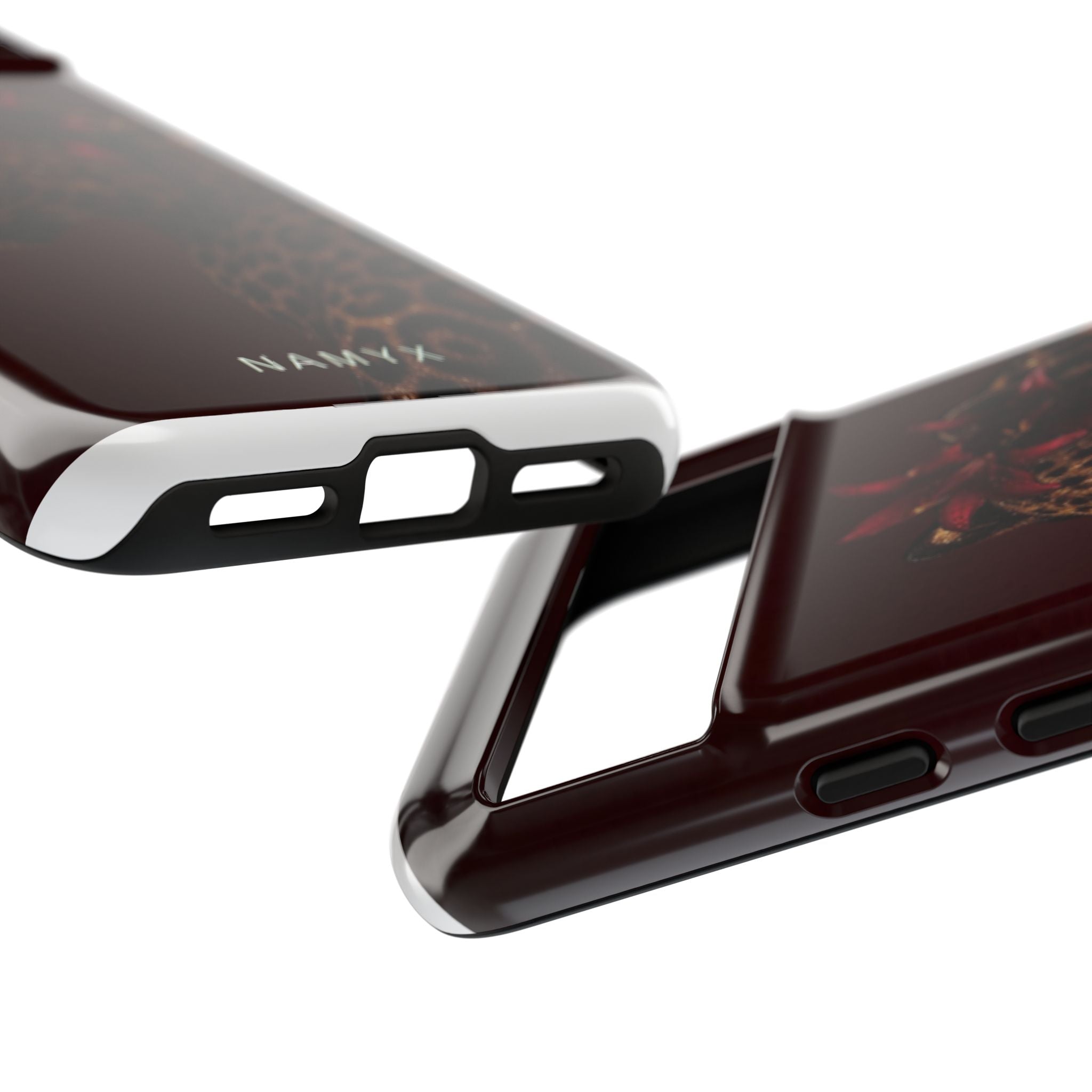 Leopard Floral Tough Phone Case