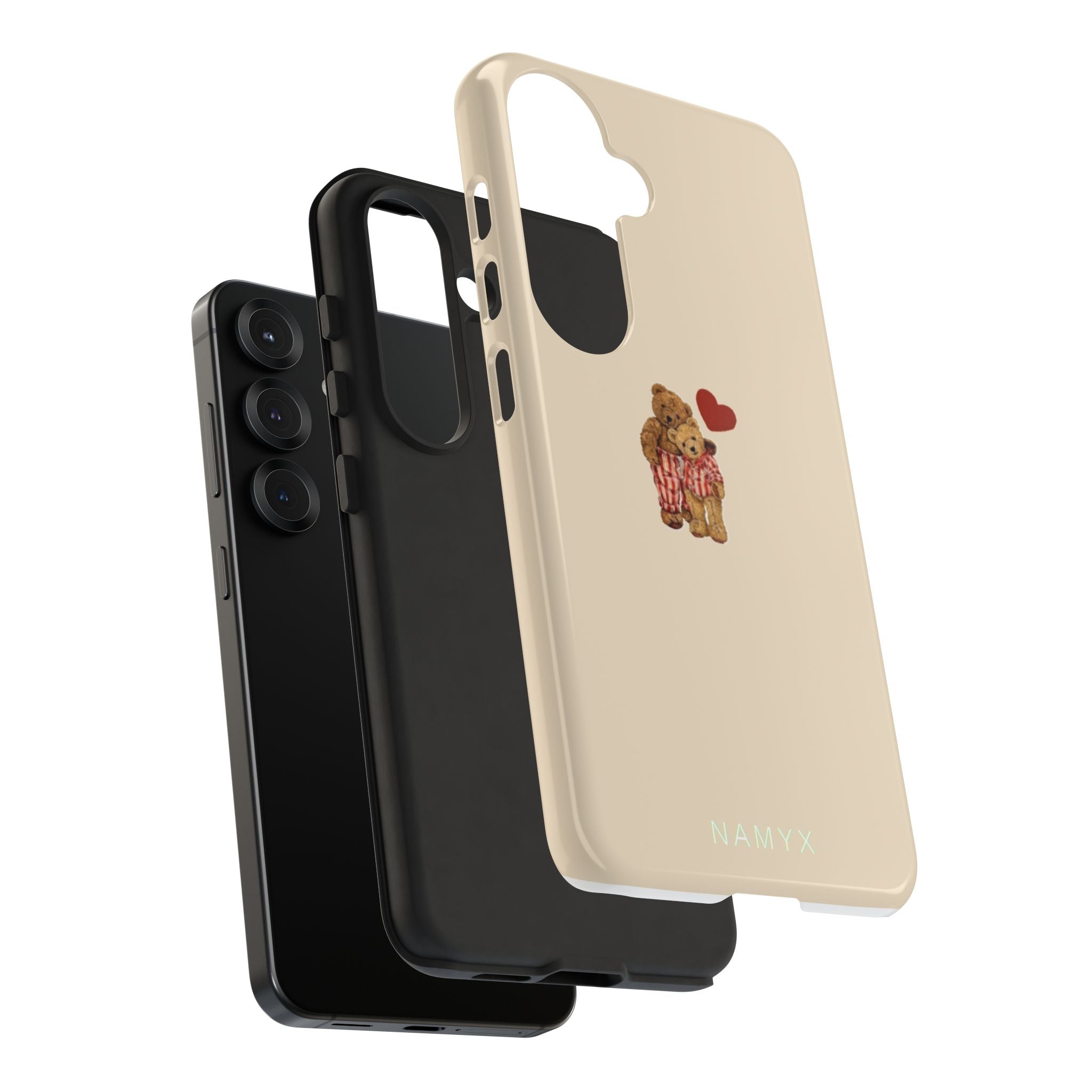 Teddy Heart Phone Case — Cute Vintage Plush Bear Protective iPhone Case