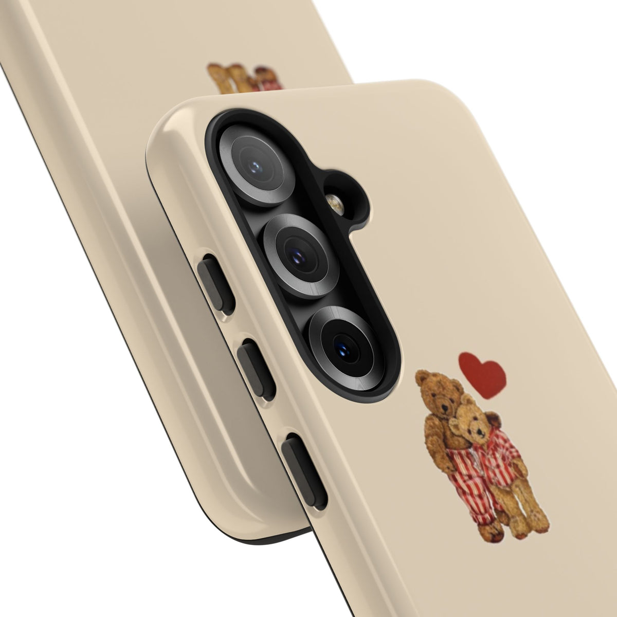 Teddy Heart Phone Case — Cute Vintage Plush Bear Protective iPhone Case