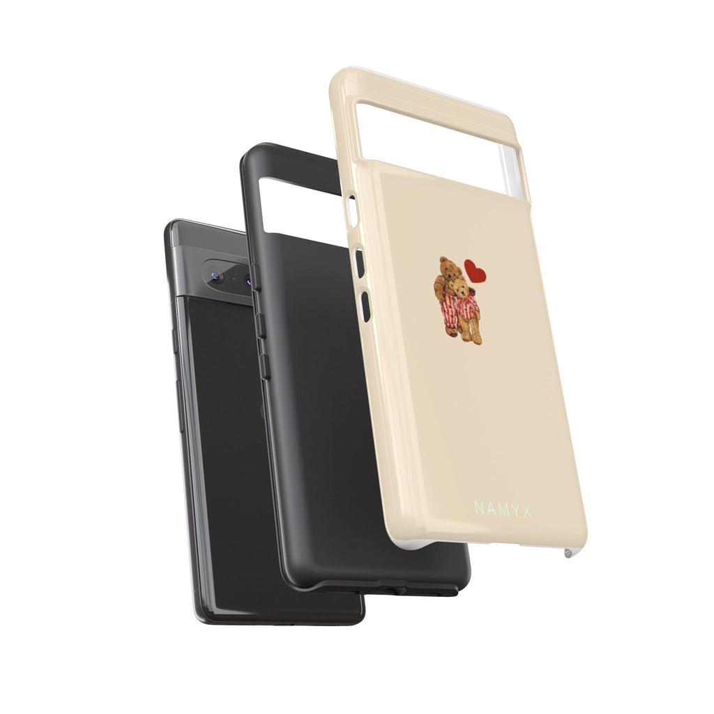 Teddy Heart Phone Case — Cute Vintage Plush Bear Protective iPhone Case