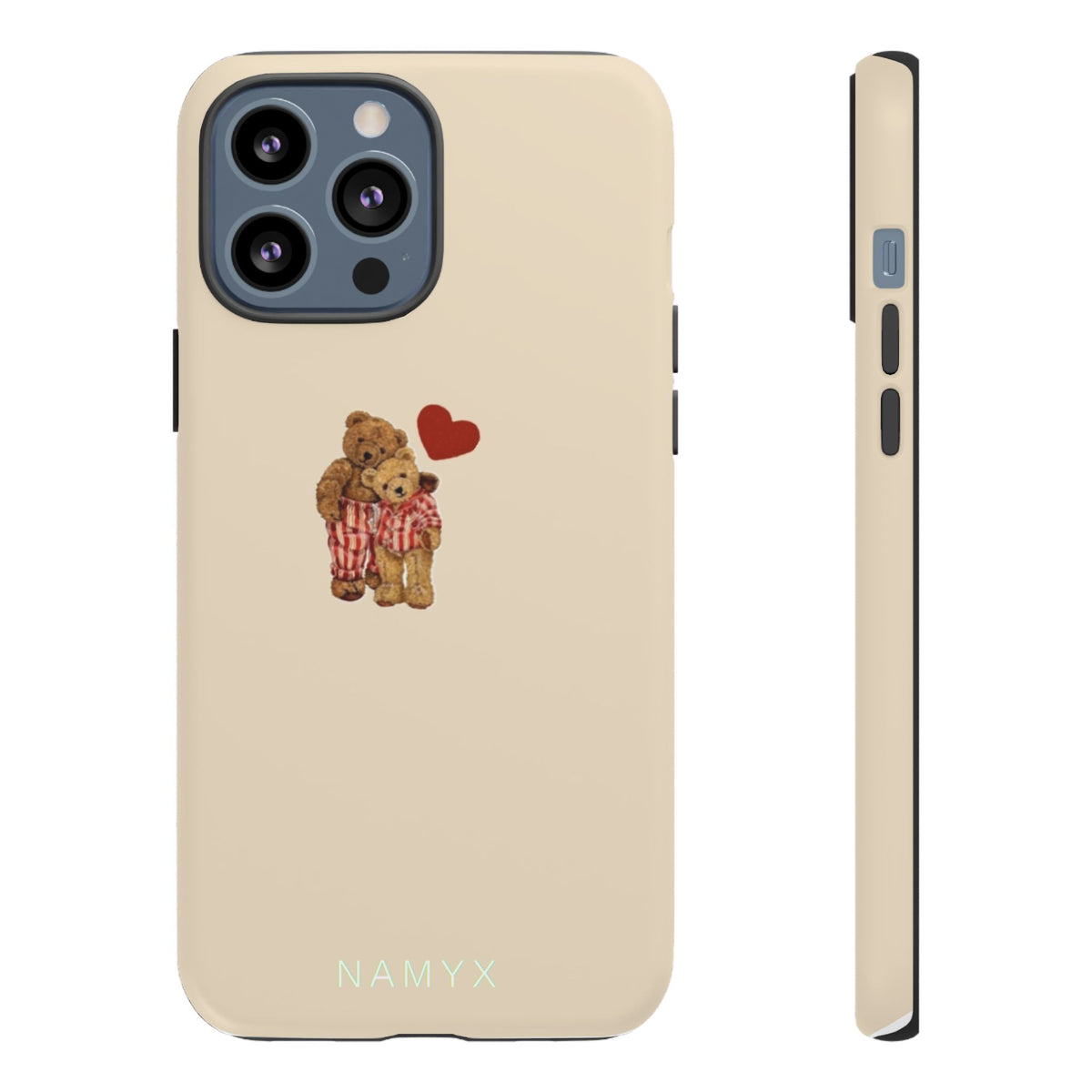 Teddy Heart Phone Case — Cute Vintage Plush Bear Protective iPhone Case