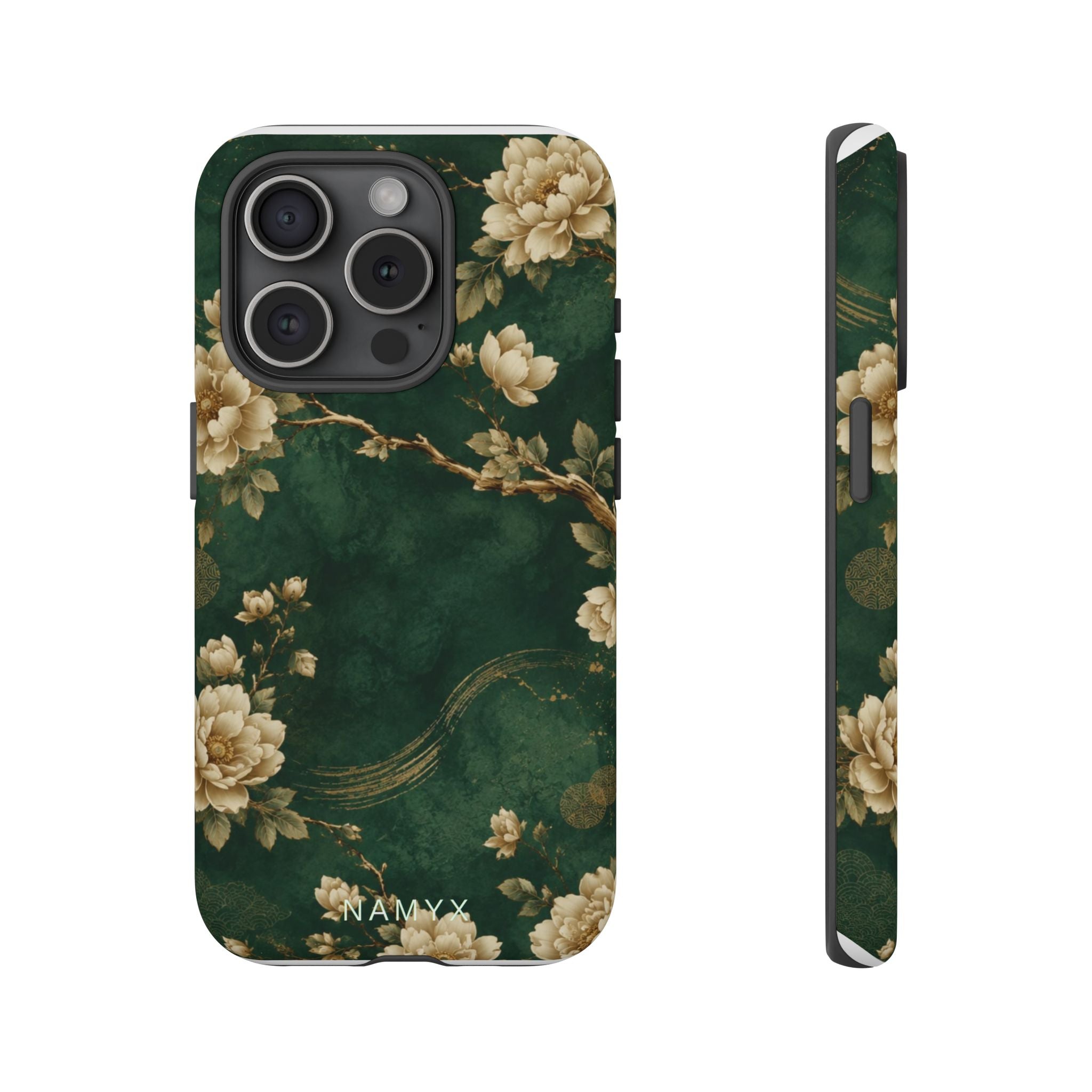 Floral Jade Tough Phone Case
