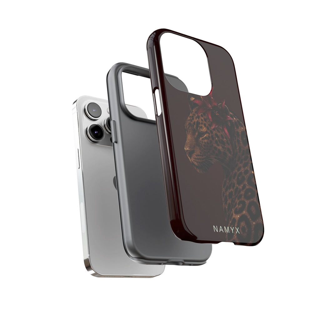 Leopard Floral Tough Phone Case
