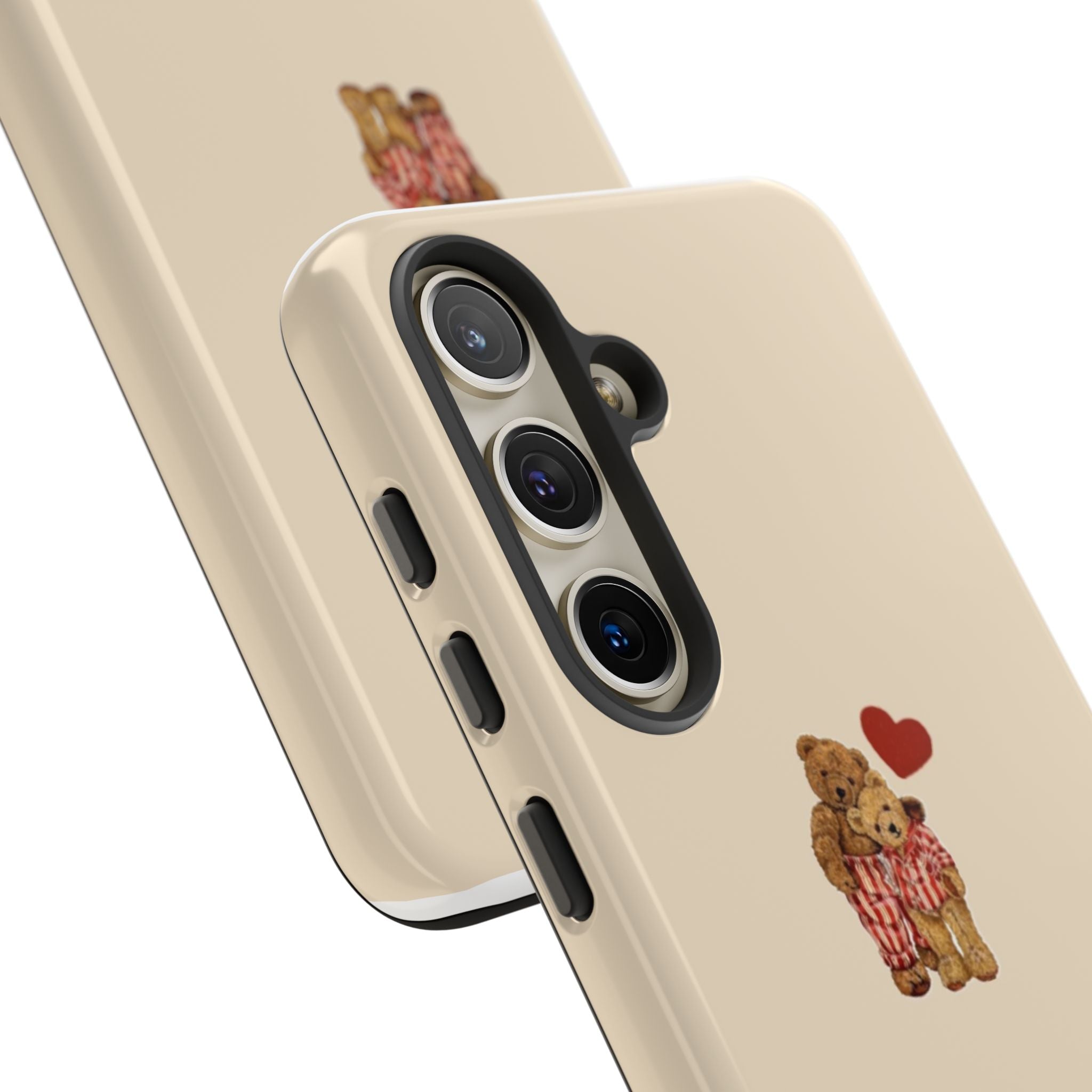 Teddy Heart Phone Case — Cute Vintage Plush Bear Protective iPhone Case