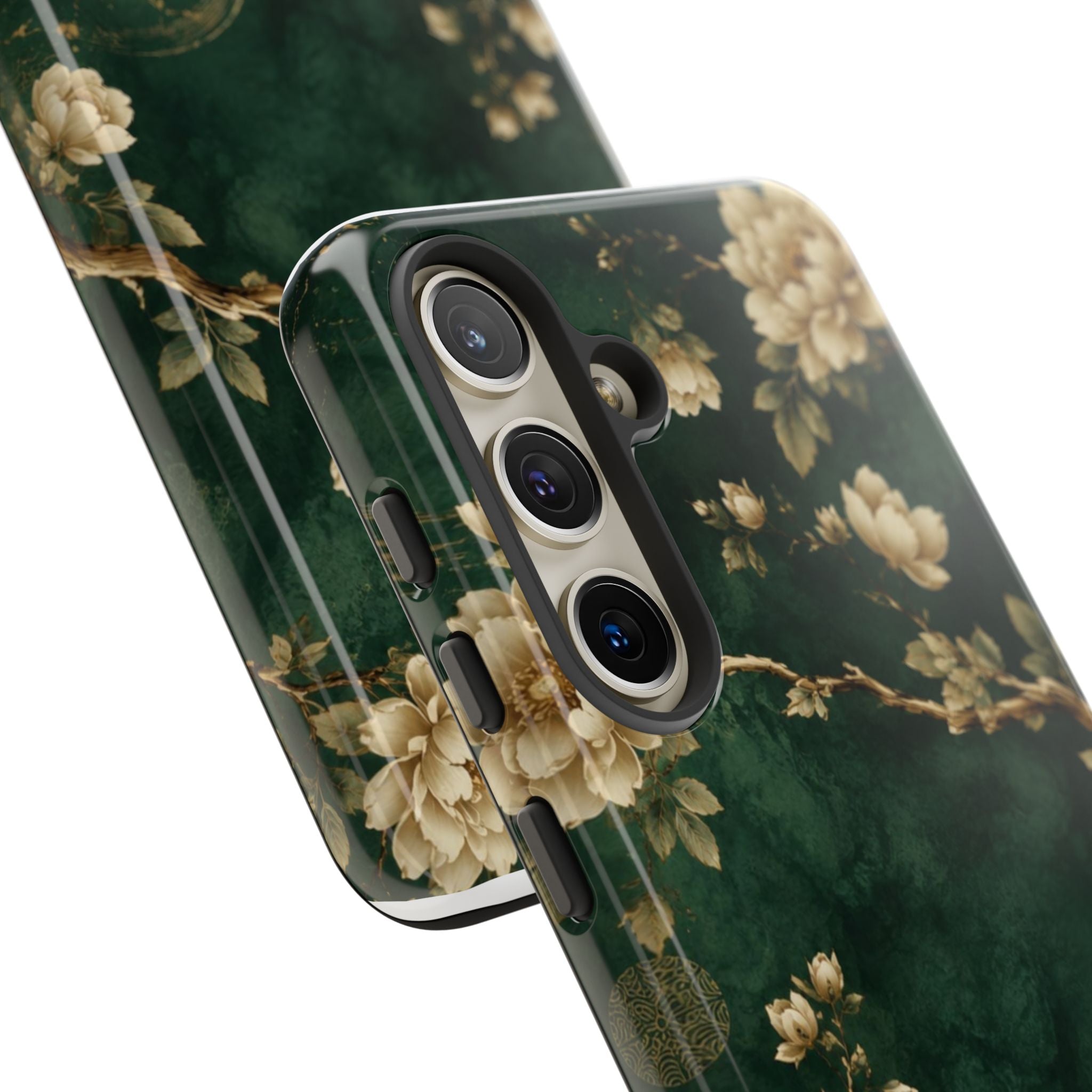 Floral Jade Tough Phone Case