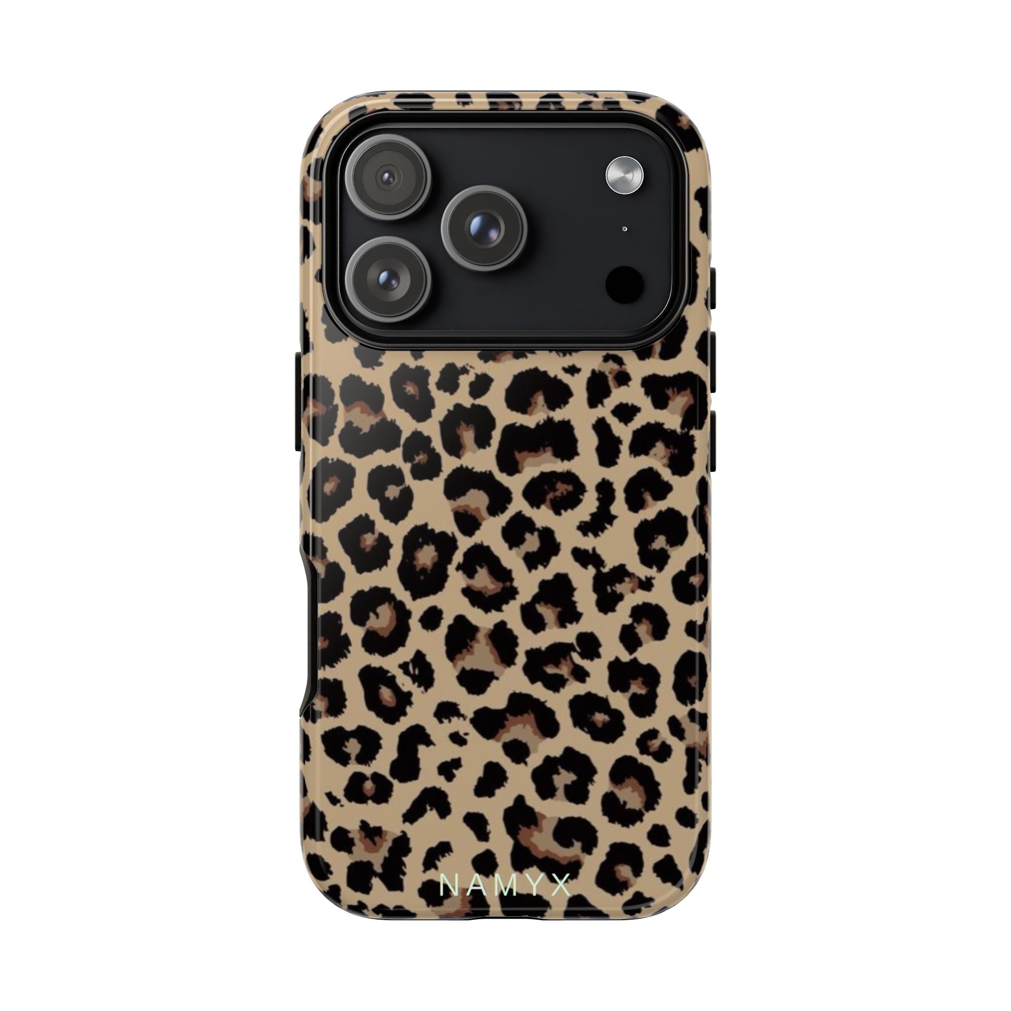 Leopard Print Tough Phone Case – Durable Protective Animal Print Phone Cover
