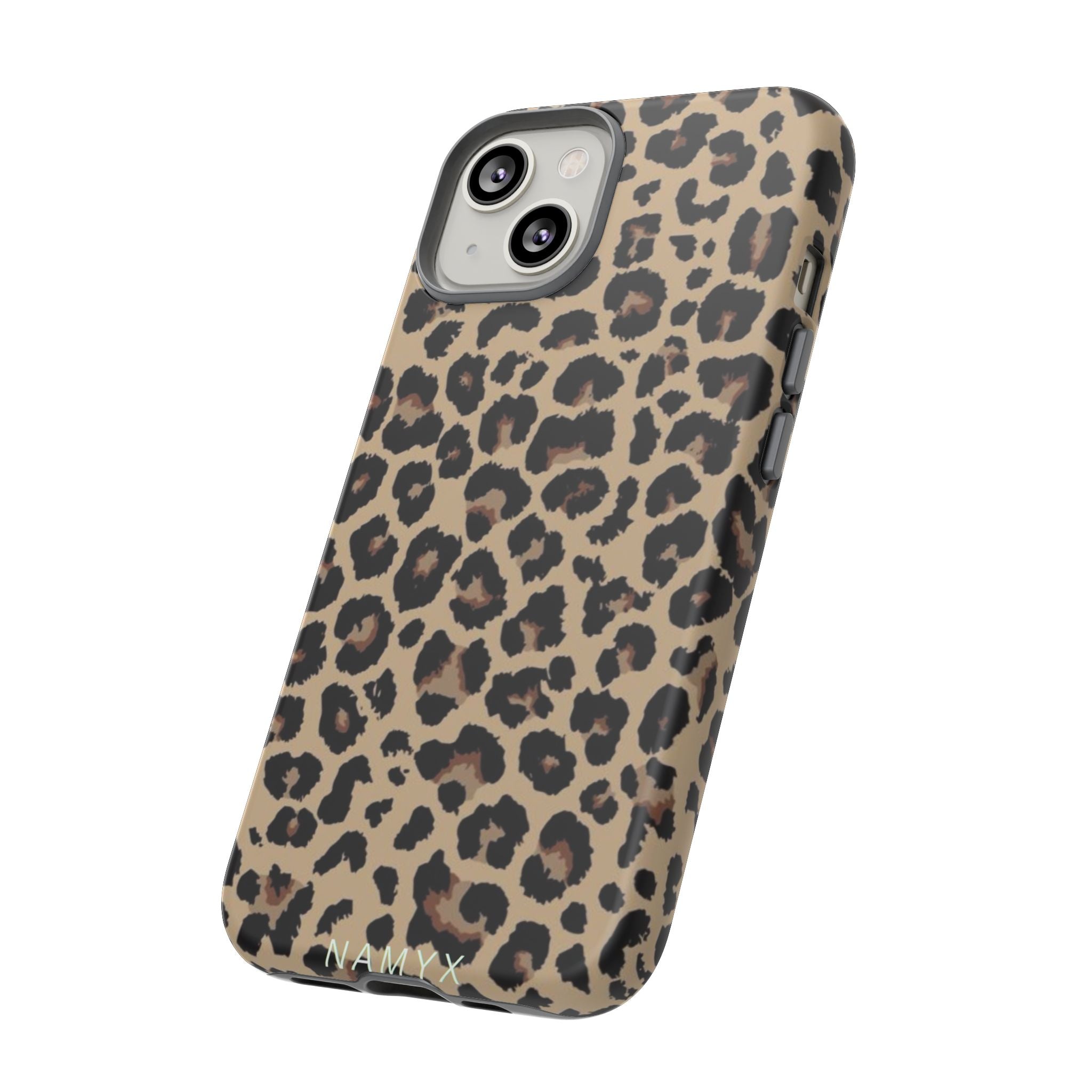 Leopard Print Tough Phone Case – Durable Protective Animal Print Phone Cover