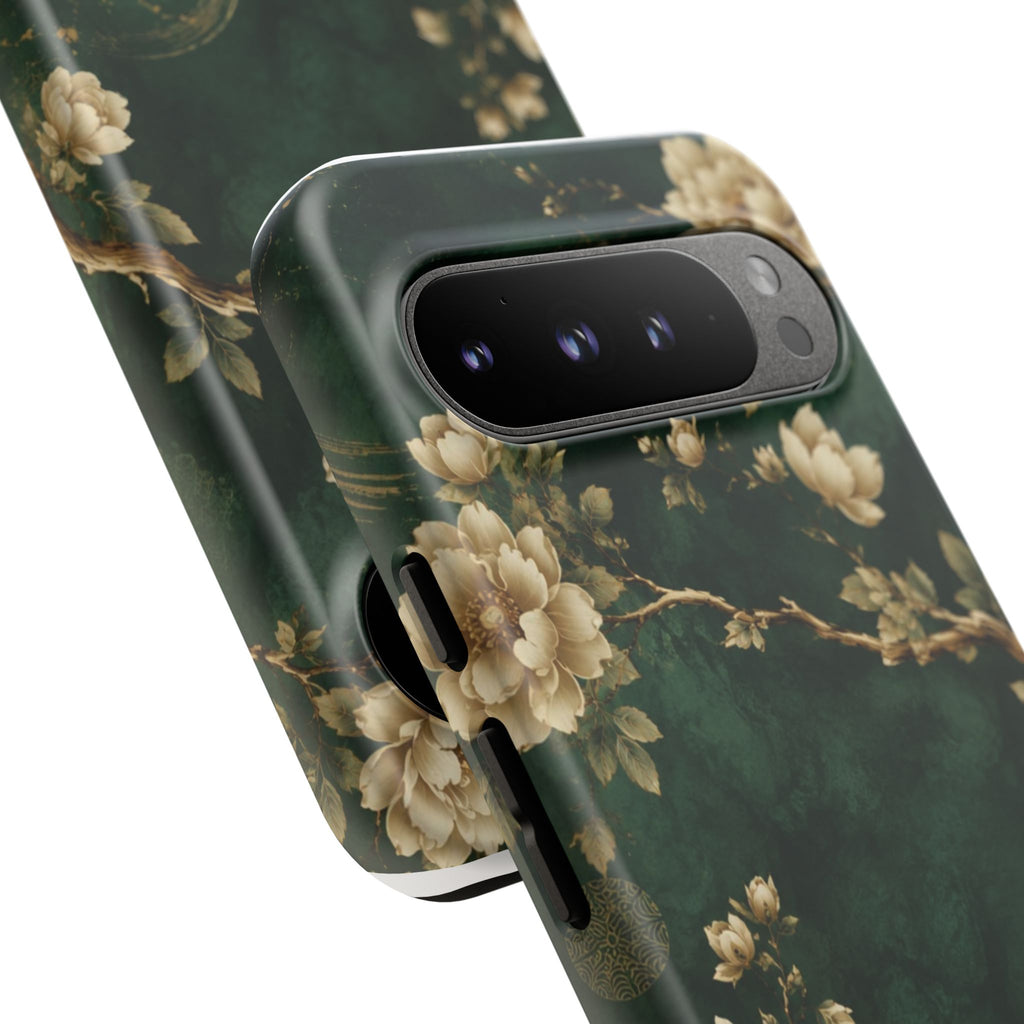 Floral Jade Tough Phone Case