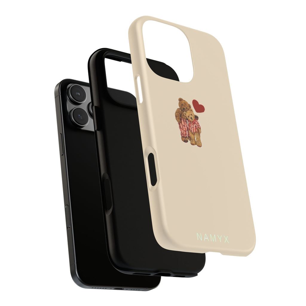 Teddy Heart Phone Case — Cute Vintage Plush Bear Protective iPhone Case