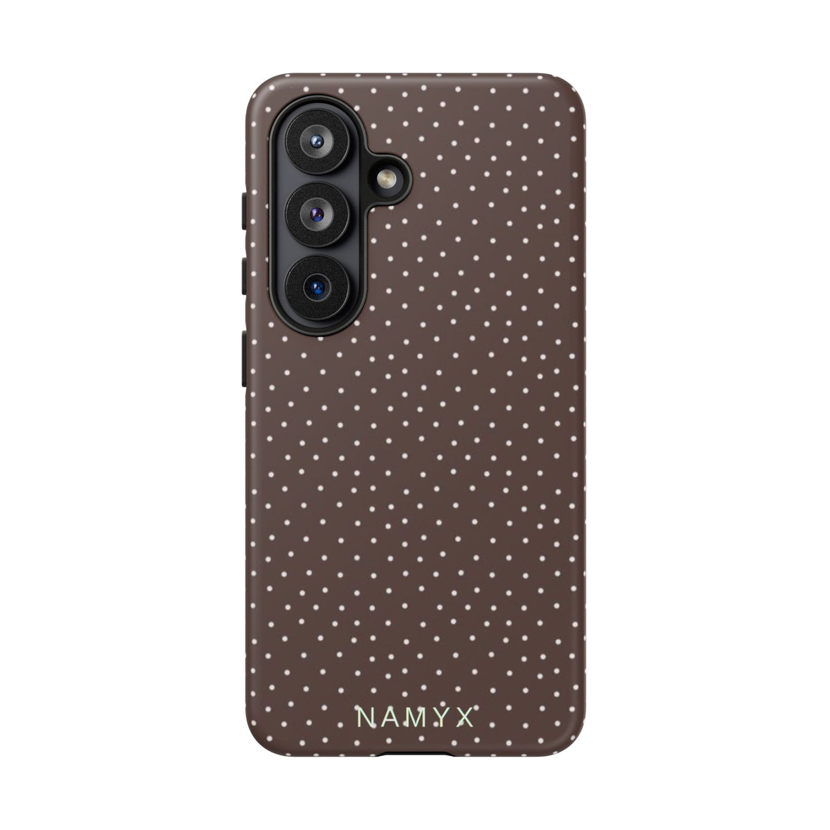 Brown Polka Dot Tough Phone Case - Slim Protective iPhone Cover